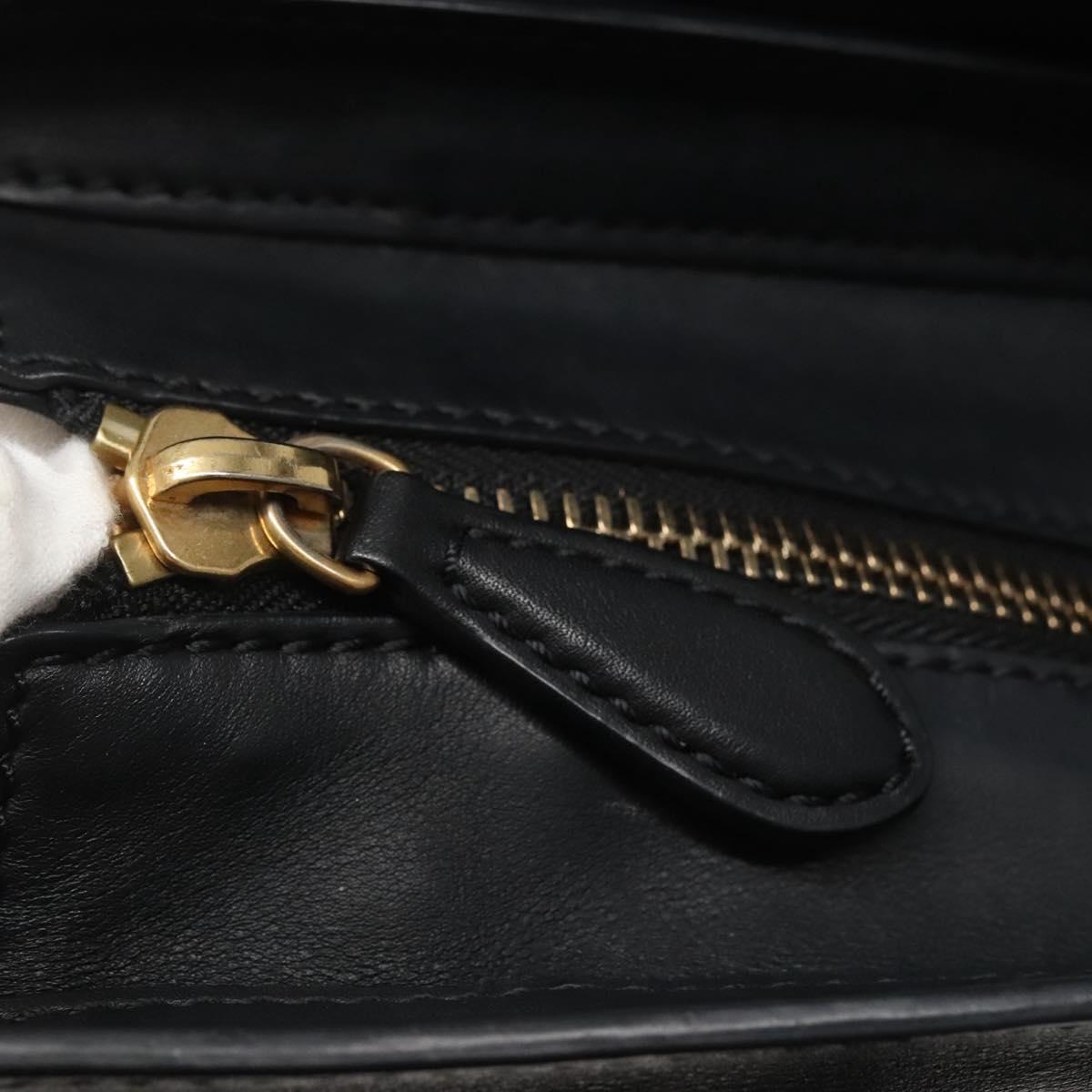 Celine Luggage Mini Shopper Leather Black