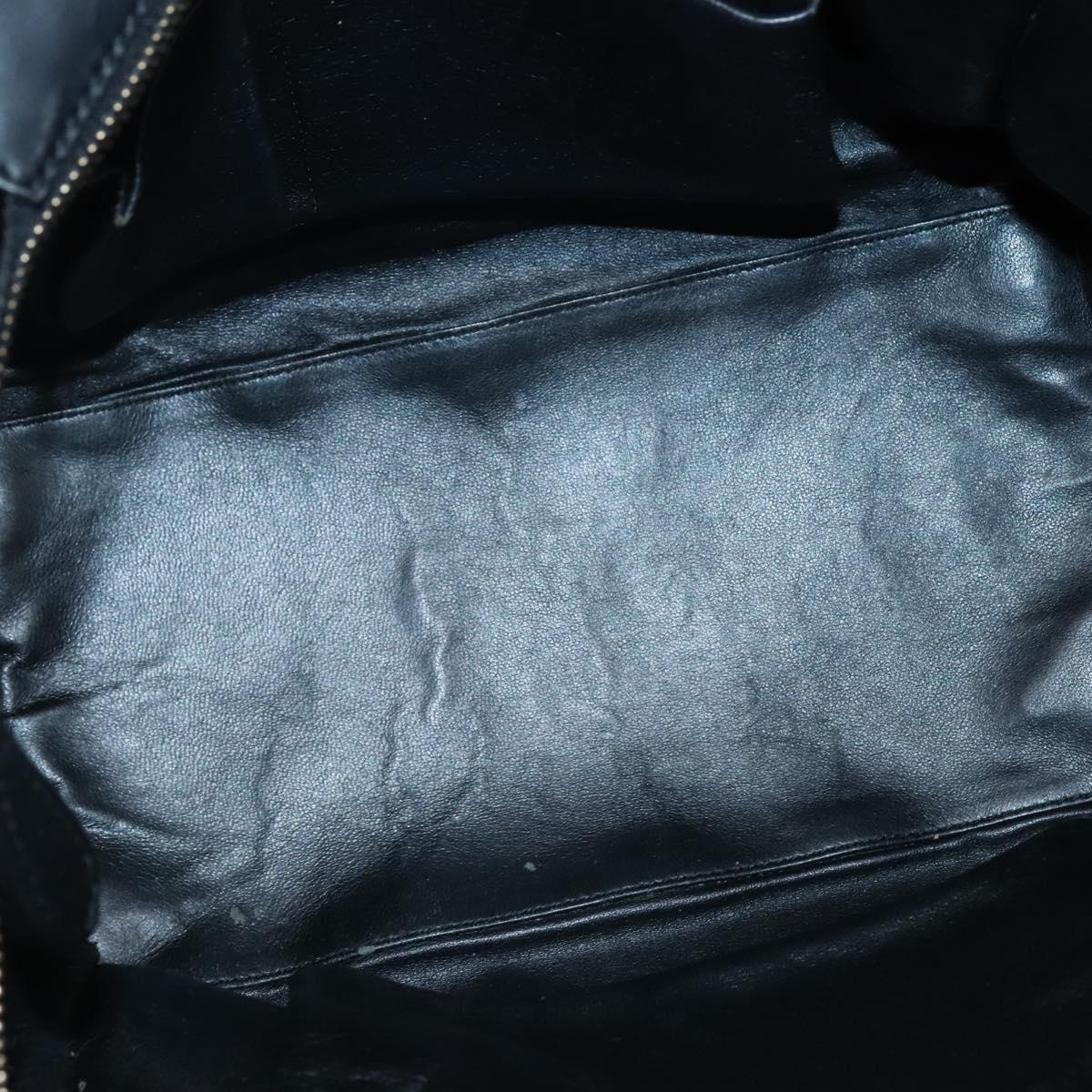 Celine Luggage Mini Shopper Leather Black