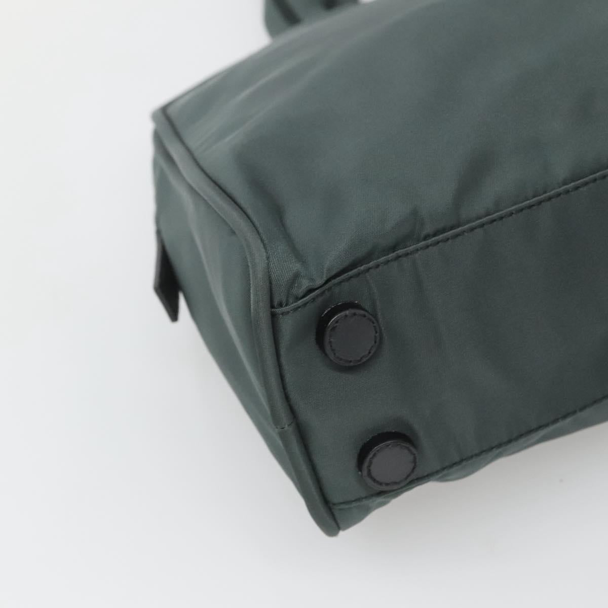 Prada Nylon Khaki Silver