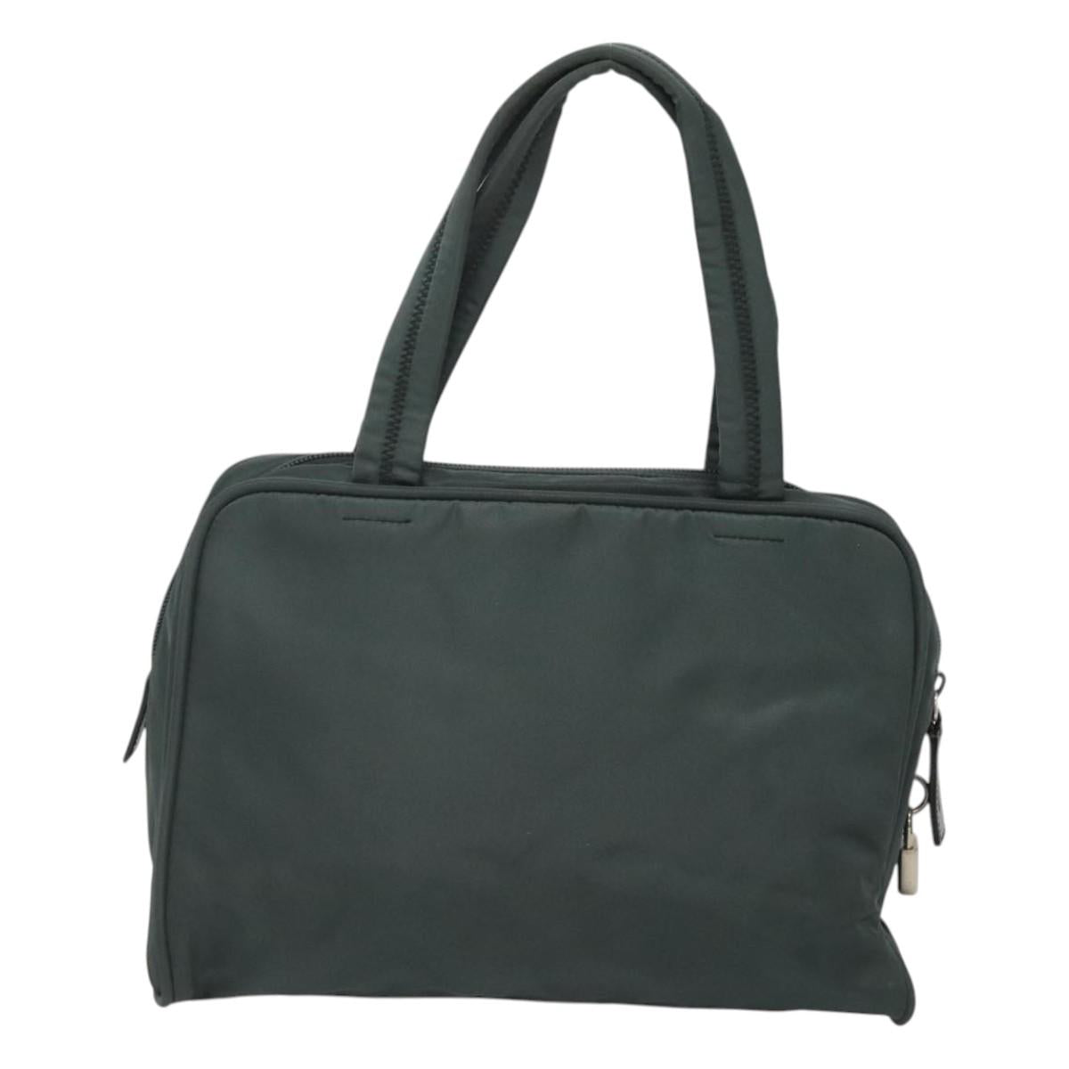 Prada Nylon Khaki Silver