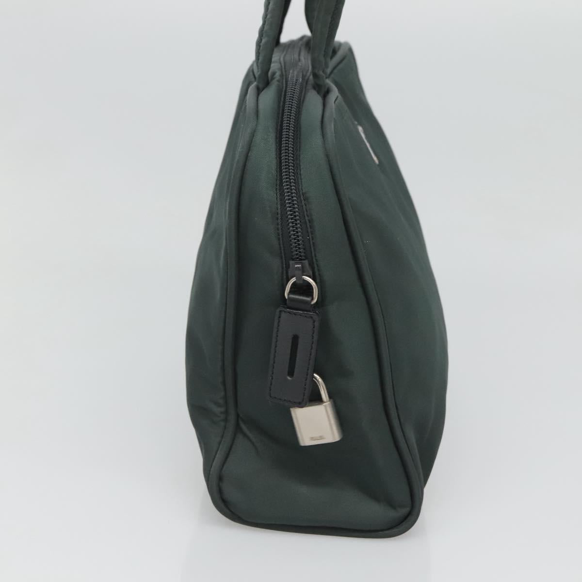 Prada Nylon Khaki Silver
