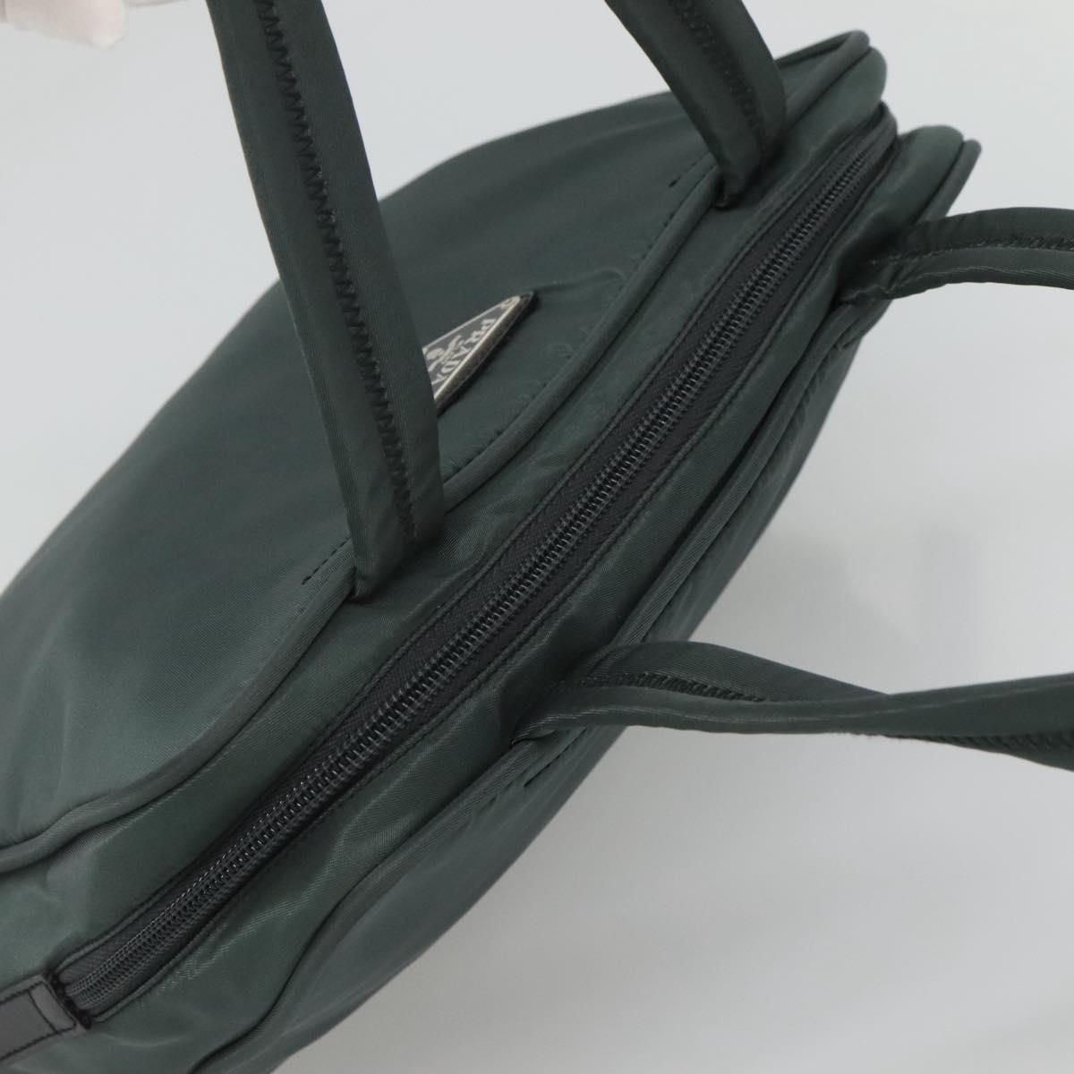 Prada Nylon Khaki Silver