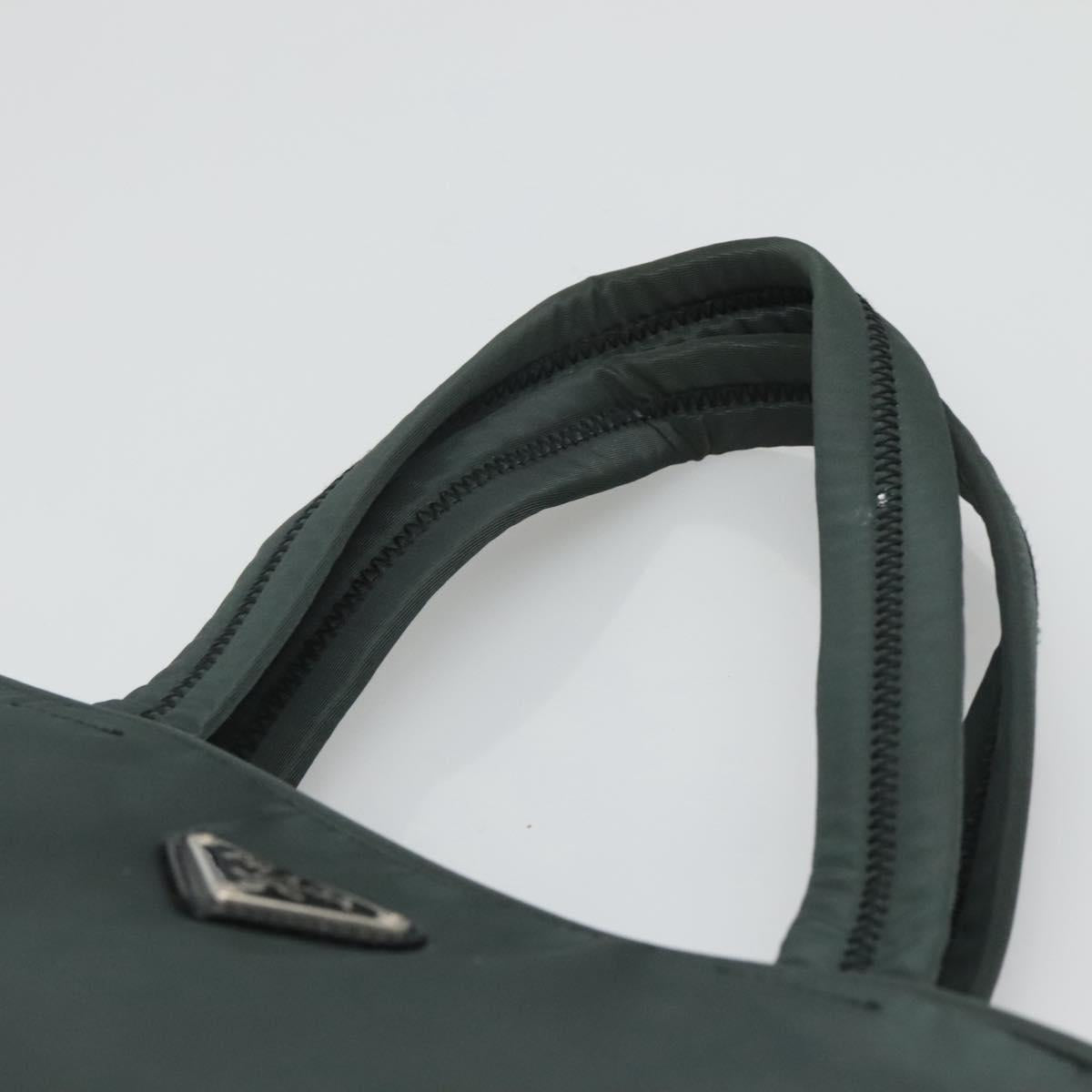 Prada Nylon Khaki Silver