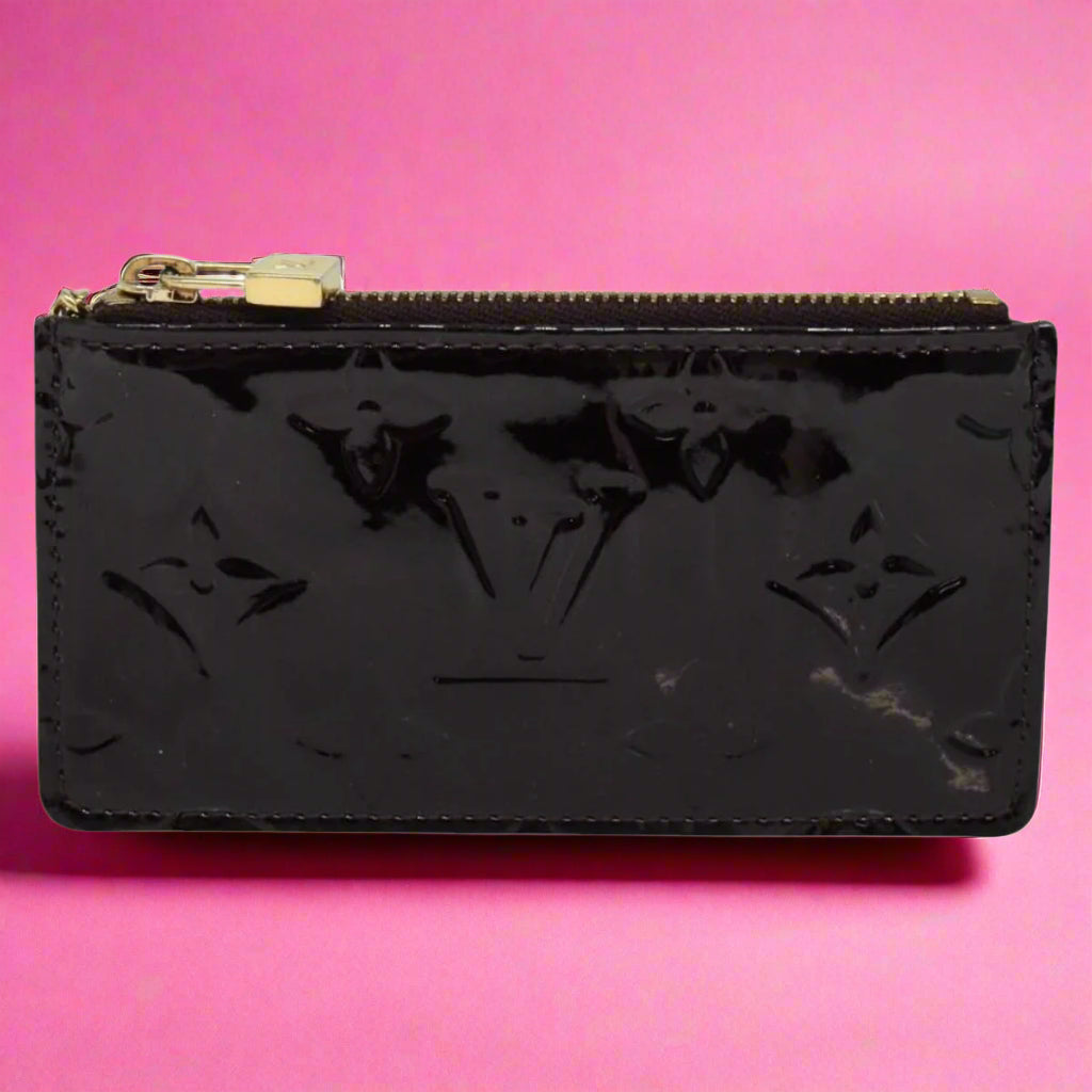 Louis Vuitton Monogram Vernis Pochette Cles Wallet