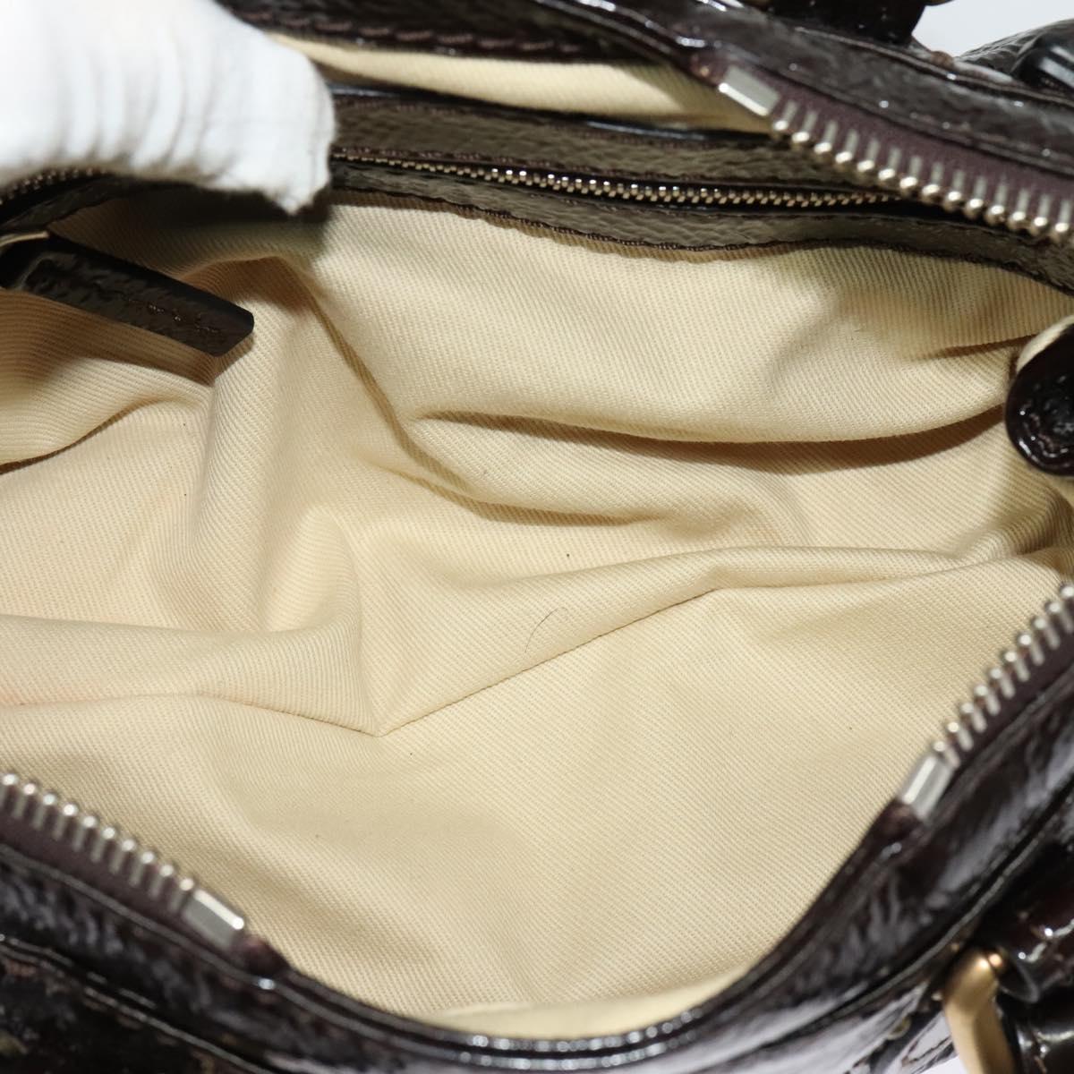 Chloe Paddington Mini Hand Bag (dark brown)