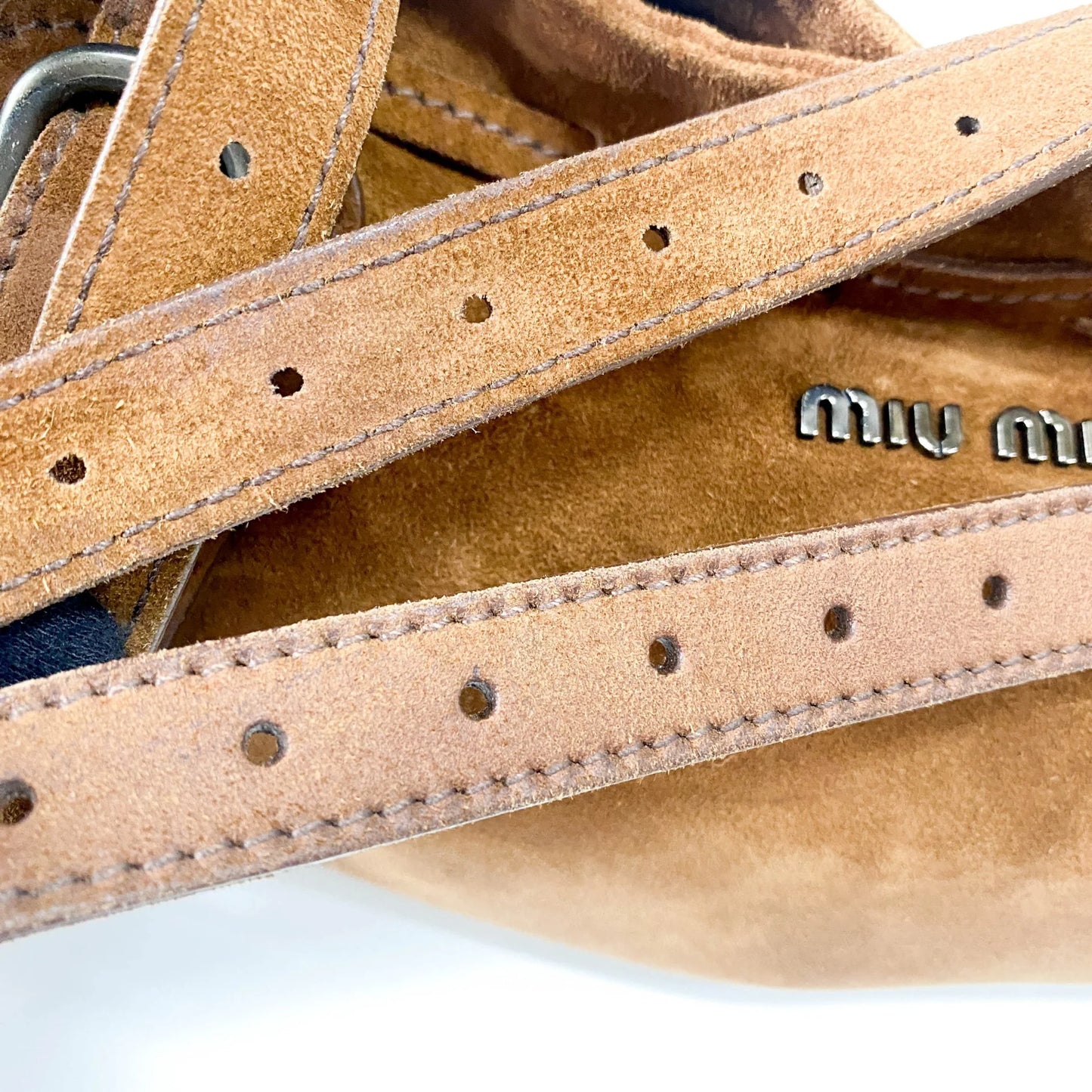 Miu Miu Brown Suede