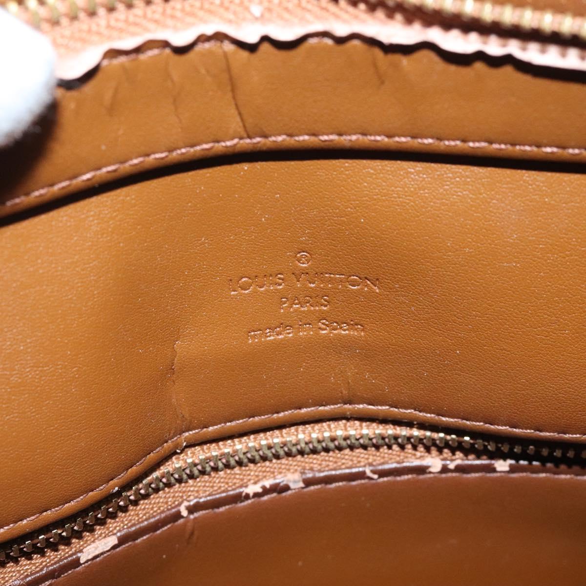 Louis Vuitton Monogram Vernis Houston Hand Bag Bronze