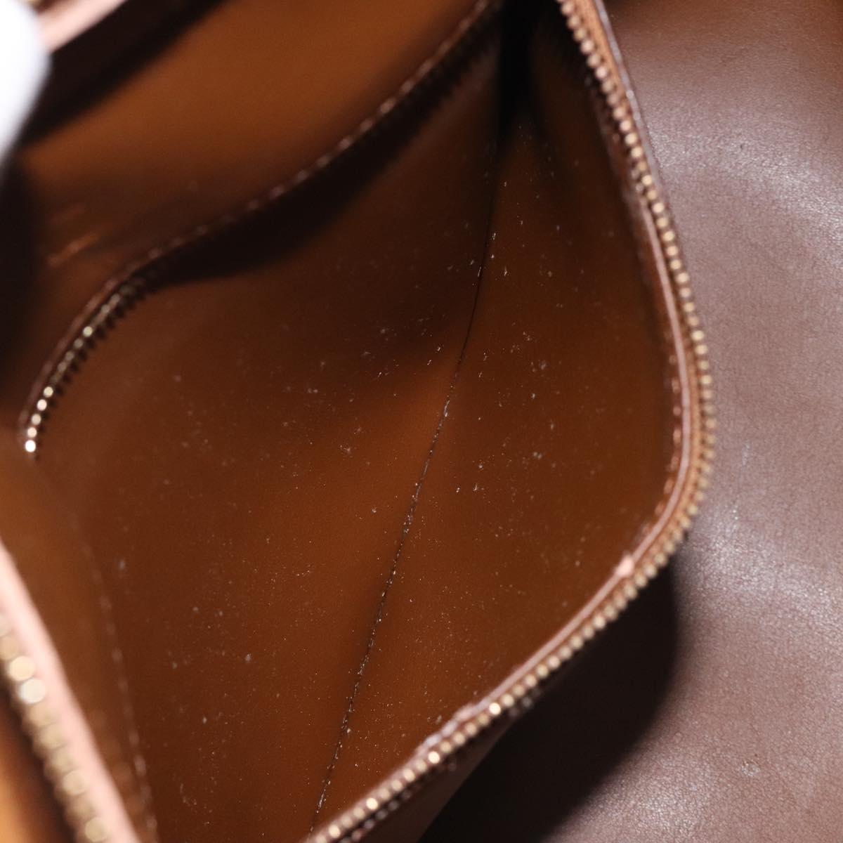 Louis Vuitton Monogram Vernis Houston Hand Bag Bronze
