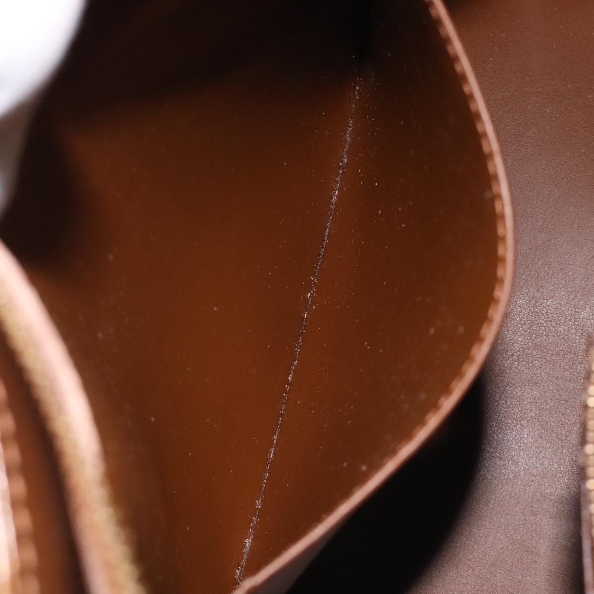 Louis Vuitton Monogram Vernis Houston Hand Bag Bronze