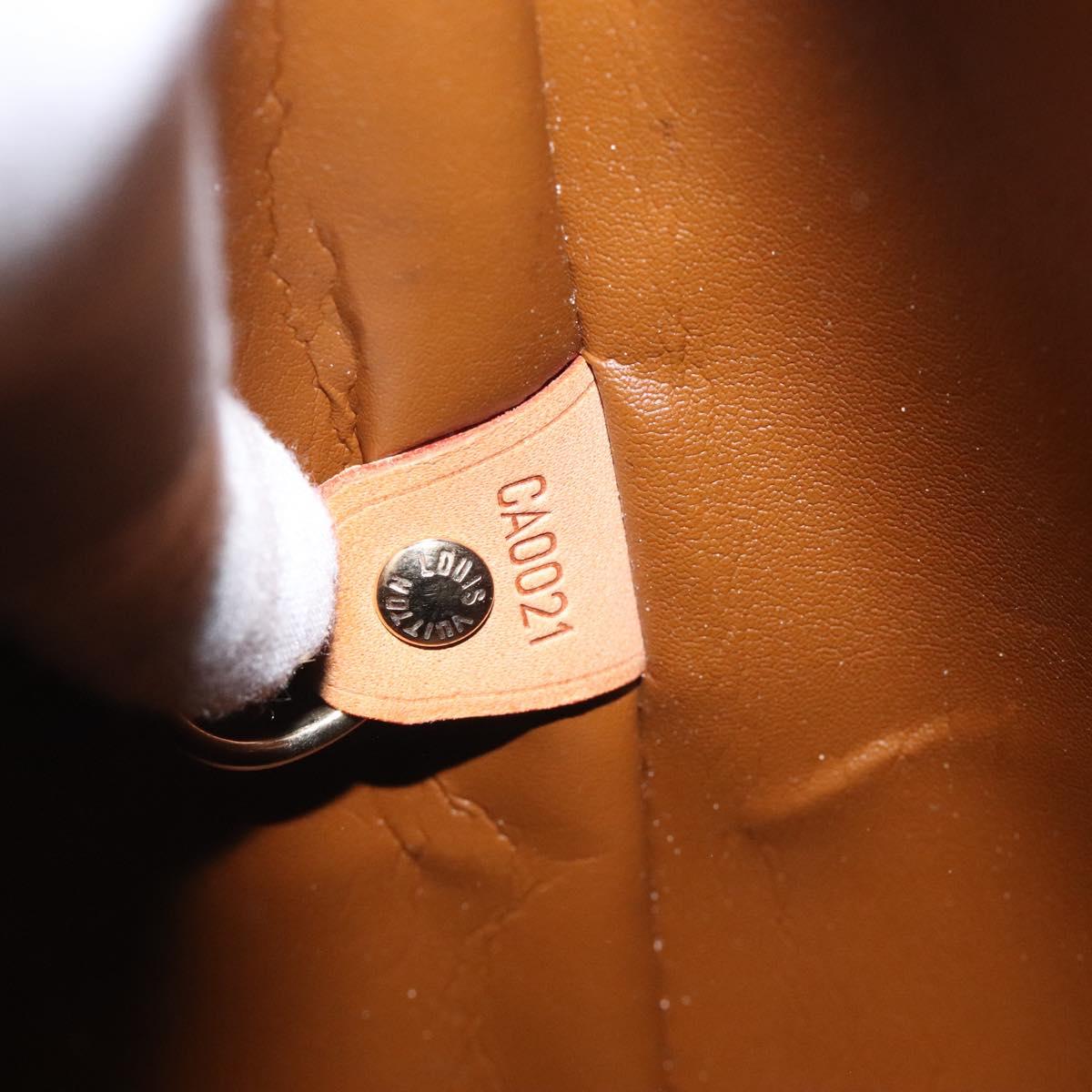 Louis Vuitton Monogram Vernis Houston Hand Bag Bronze