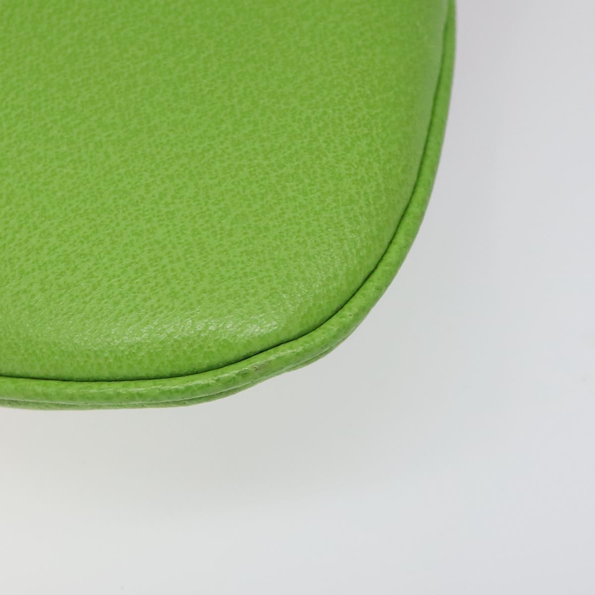 Prada Shoulder Bag Canvas Beige Green