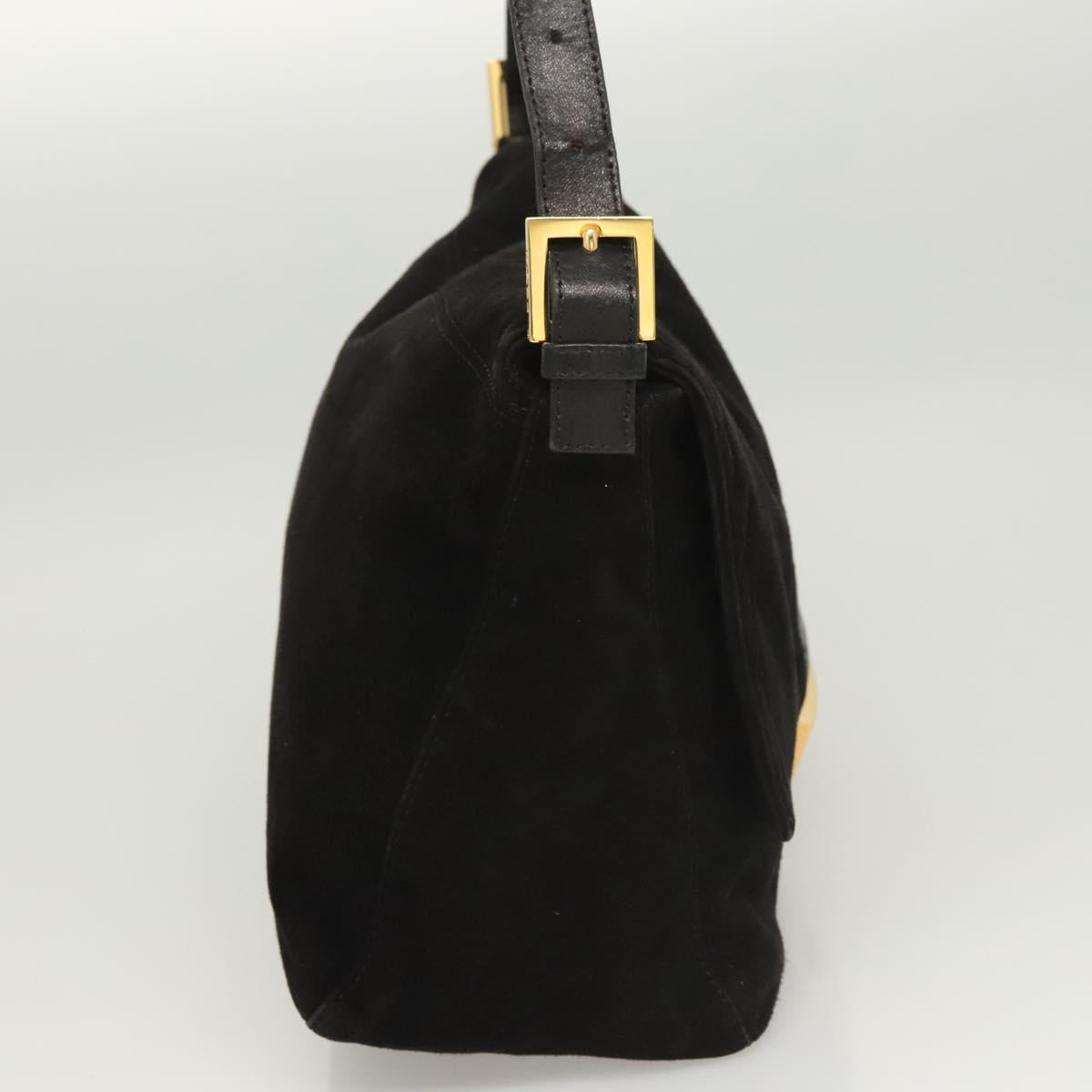 Fendi Mamma Baguette Shoulder Bag Suede