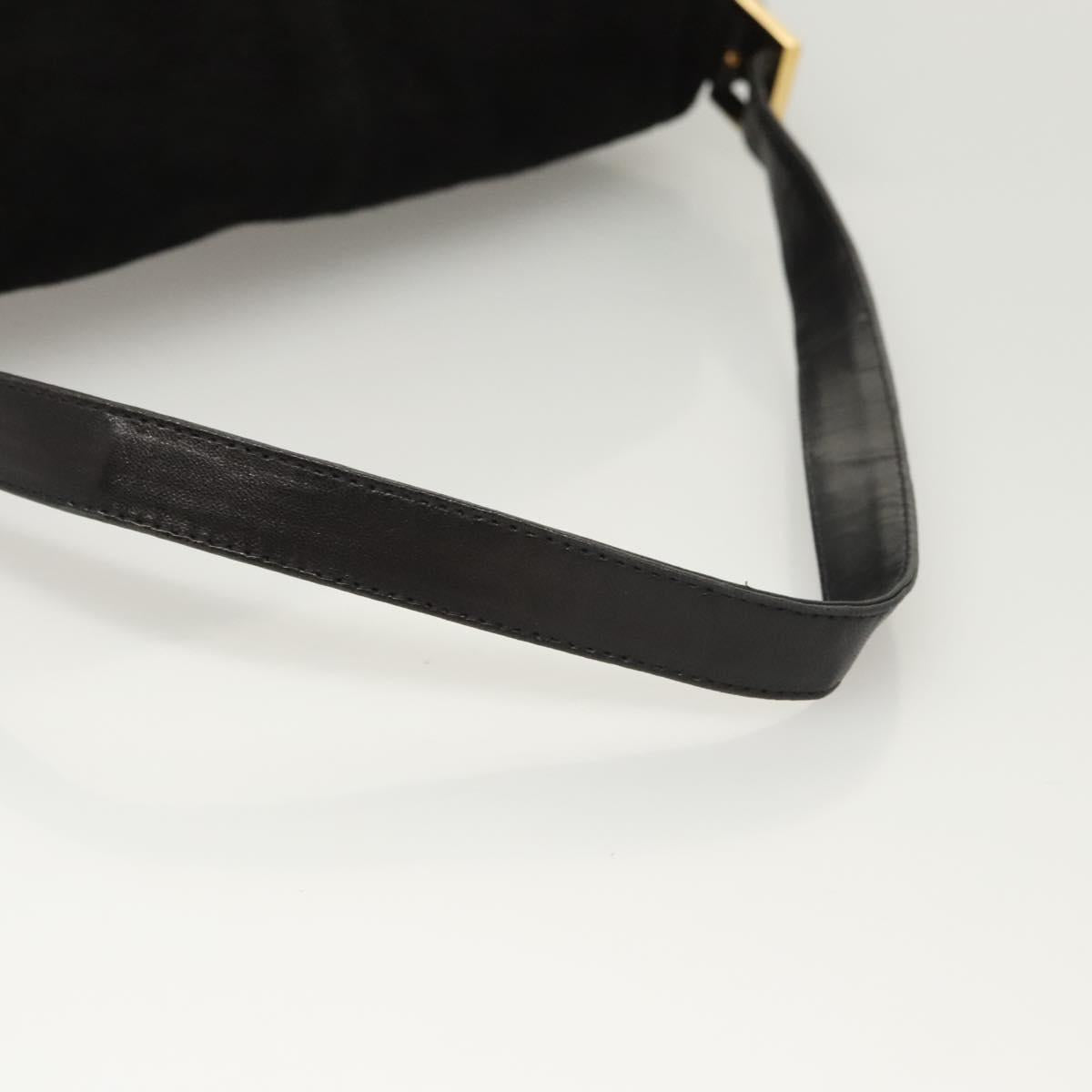 Fendi Mamma Baguette Shoulder Bag Suede