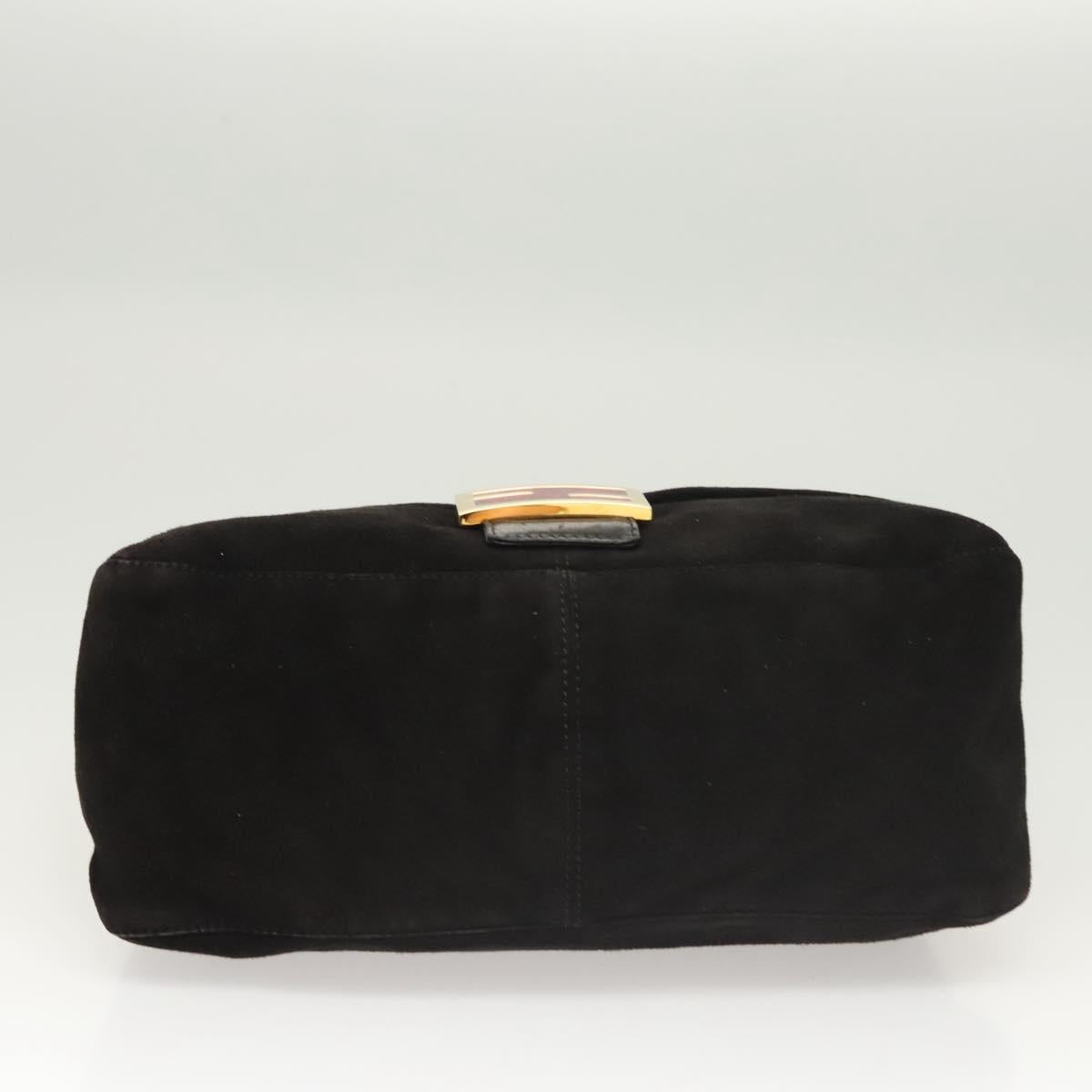 Fendi Mamma Baguette Shoulder Bag Suede