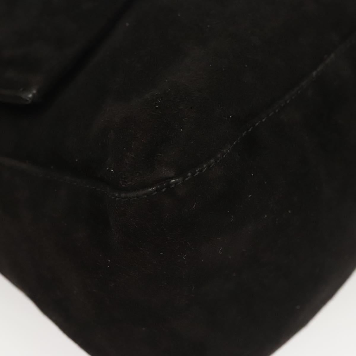 Fendi Mamma Baguette Shoulder Bag Suede