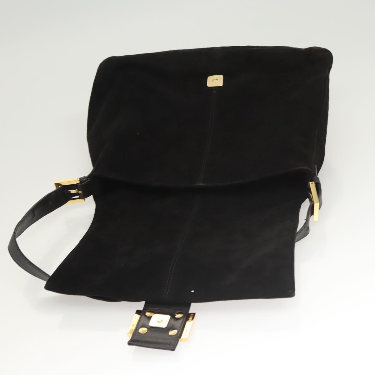 Fendi Mamma Baguette Shoulder Bag Suede