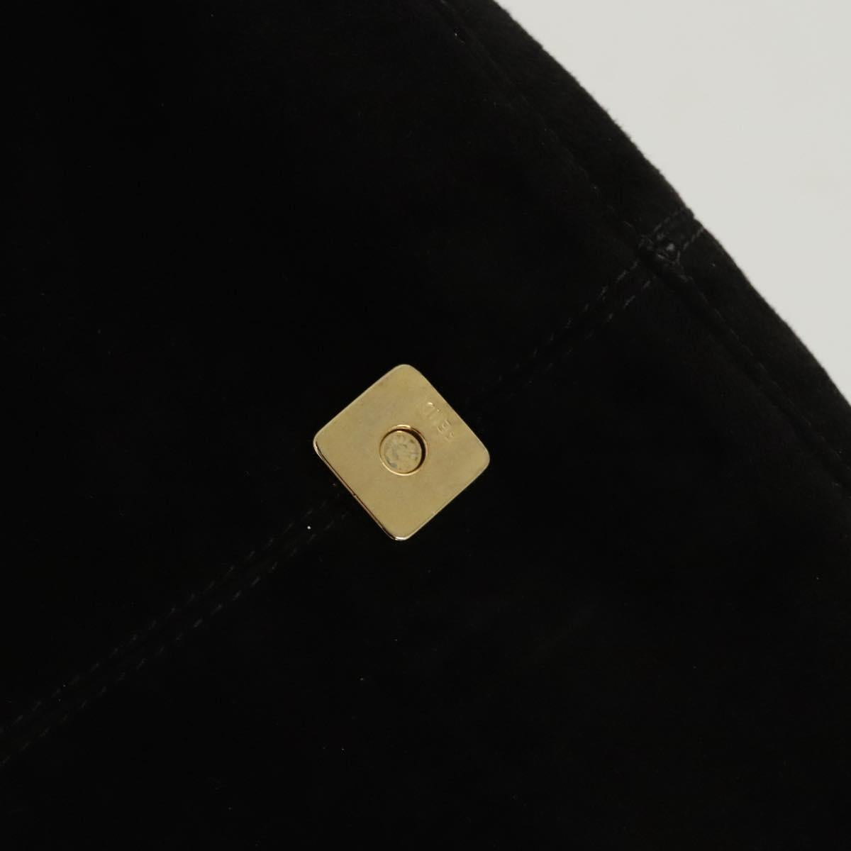 Fendi Mamma Baguette Shoulder Bag Suede