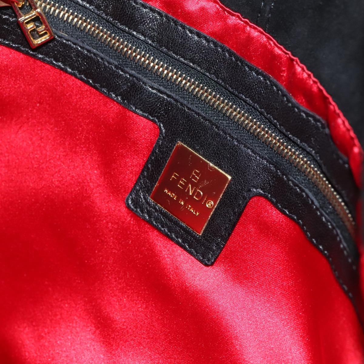 Fendi Mamma Baguette Shoulder Bag Suede