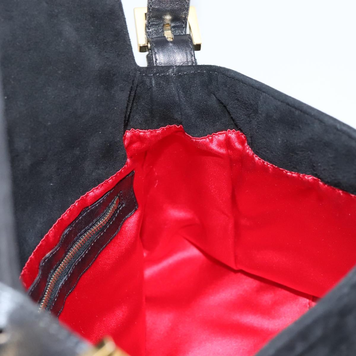 Fendi Mamma Baguette Shoulder Bag Suede
