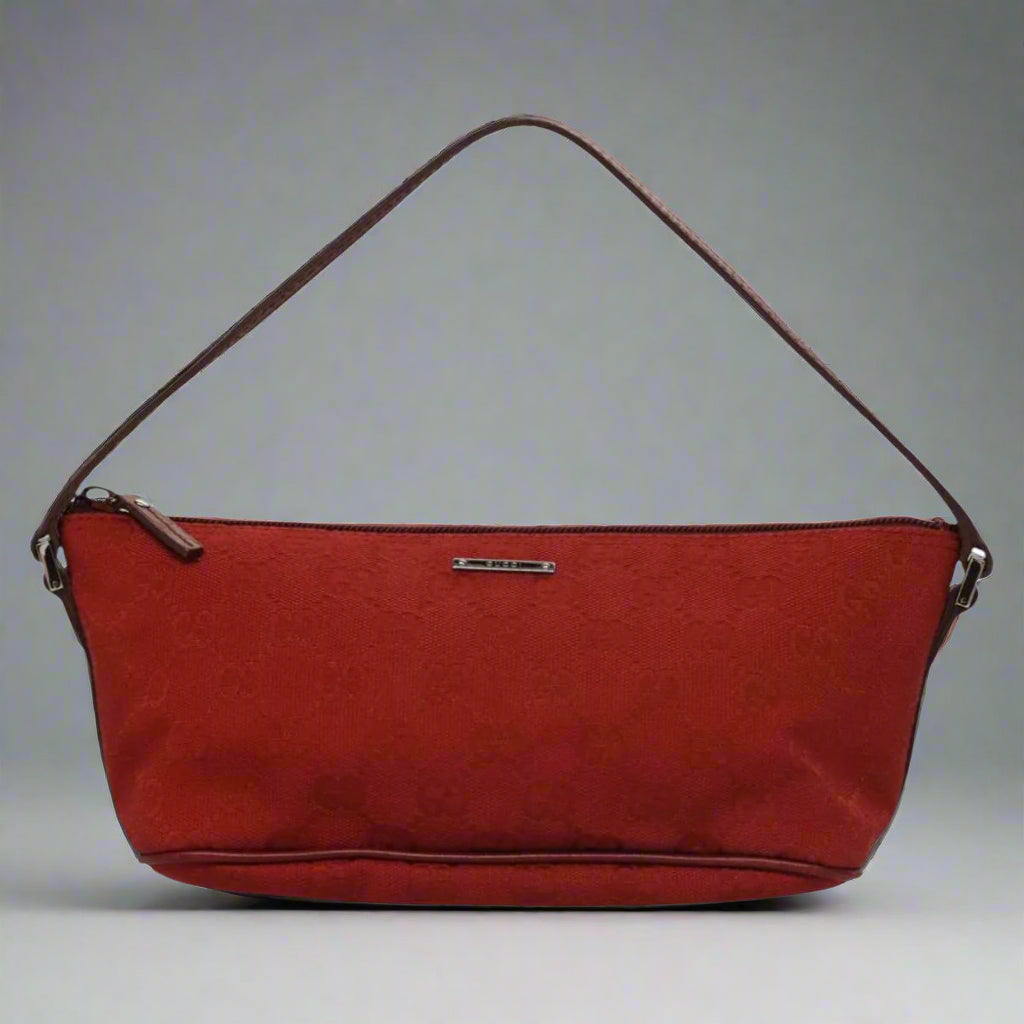 GUCCI GG Boat Bag Red