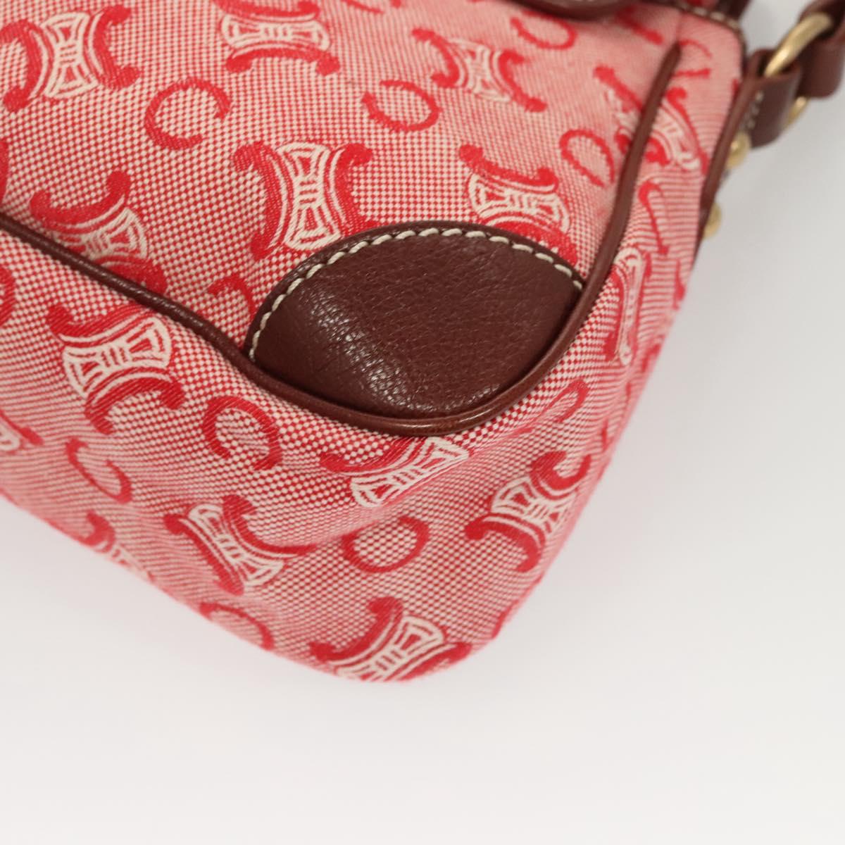 CELINE Macadam Canvas Shoulder Bag