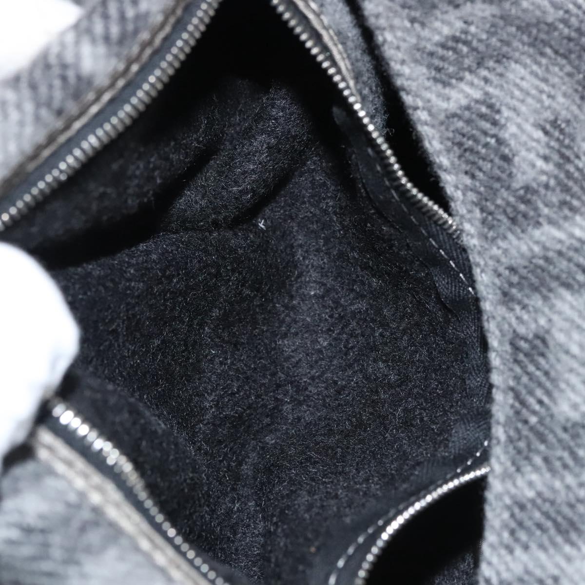FENDI Zucca Canvas Mamma Baguette Wool Gray (comes with duster)