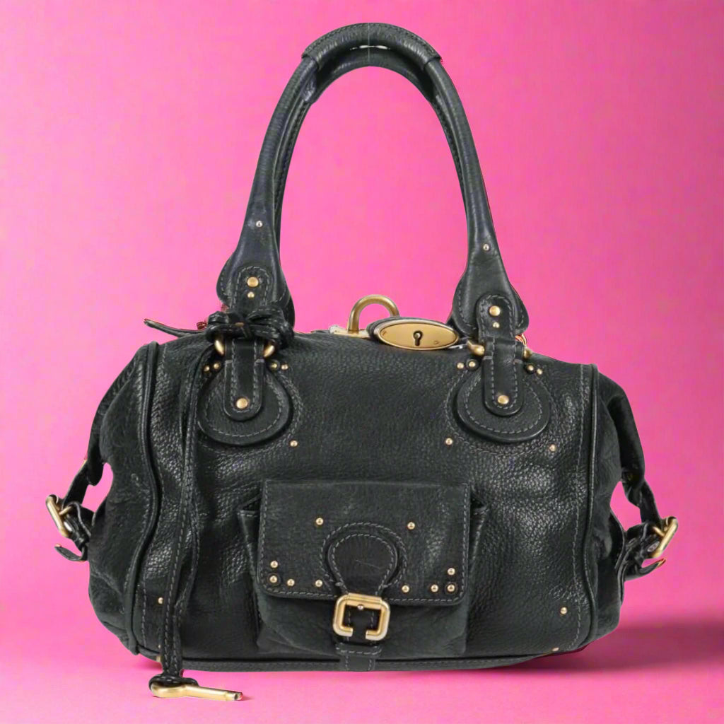 Chloe Paddington Black Medium Pocket