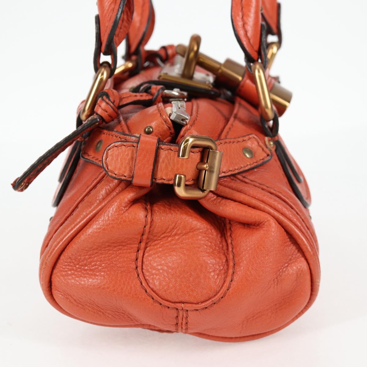 Chloe Paddington Mini Hand Bag Orange