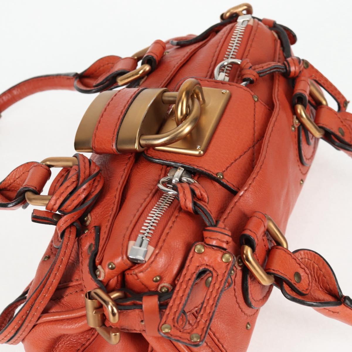 Chloe Paddington Mini Hand Bag Orange