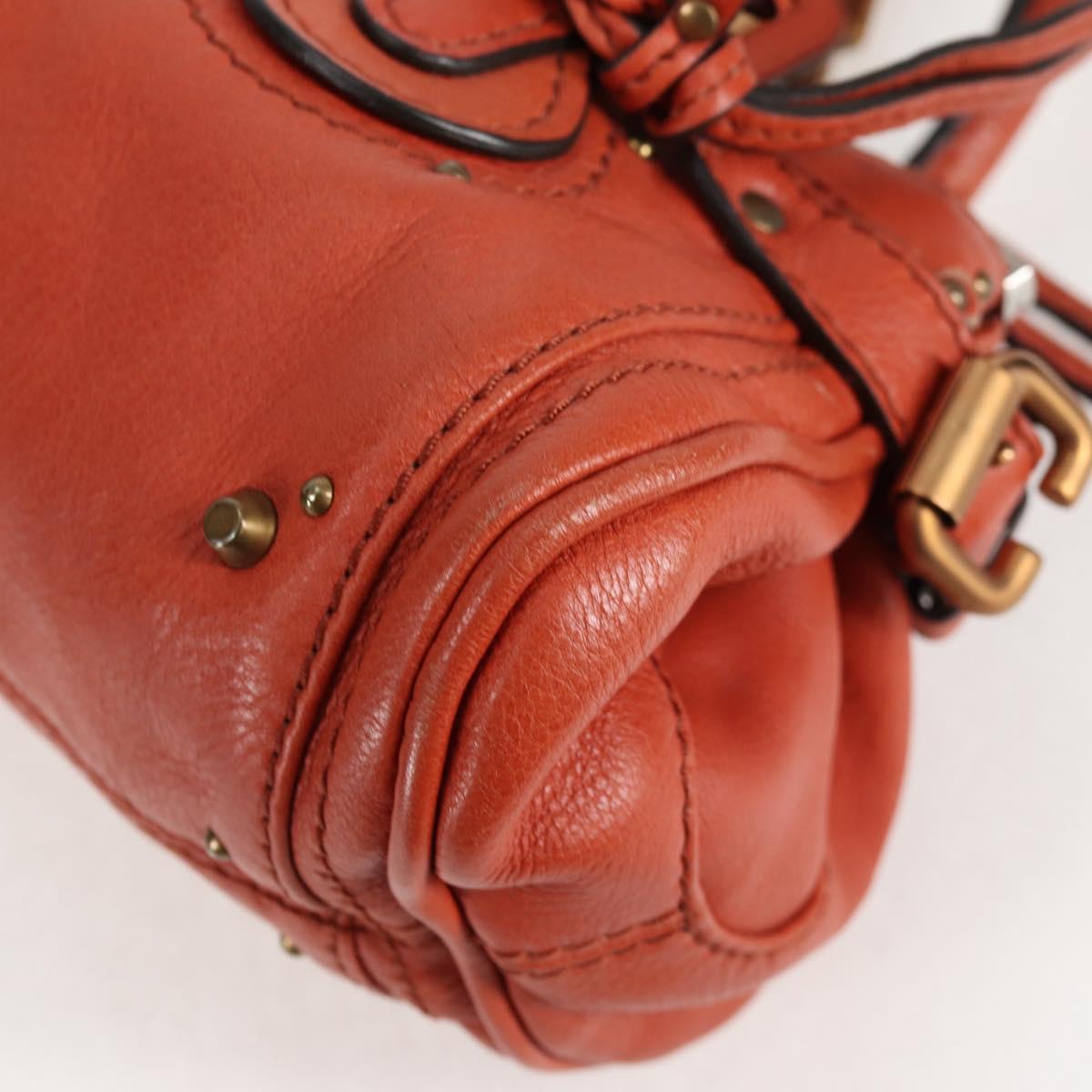 Chloe Paddington Mini Hand Bag Orange