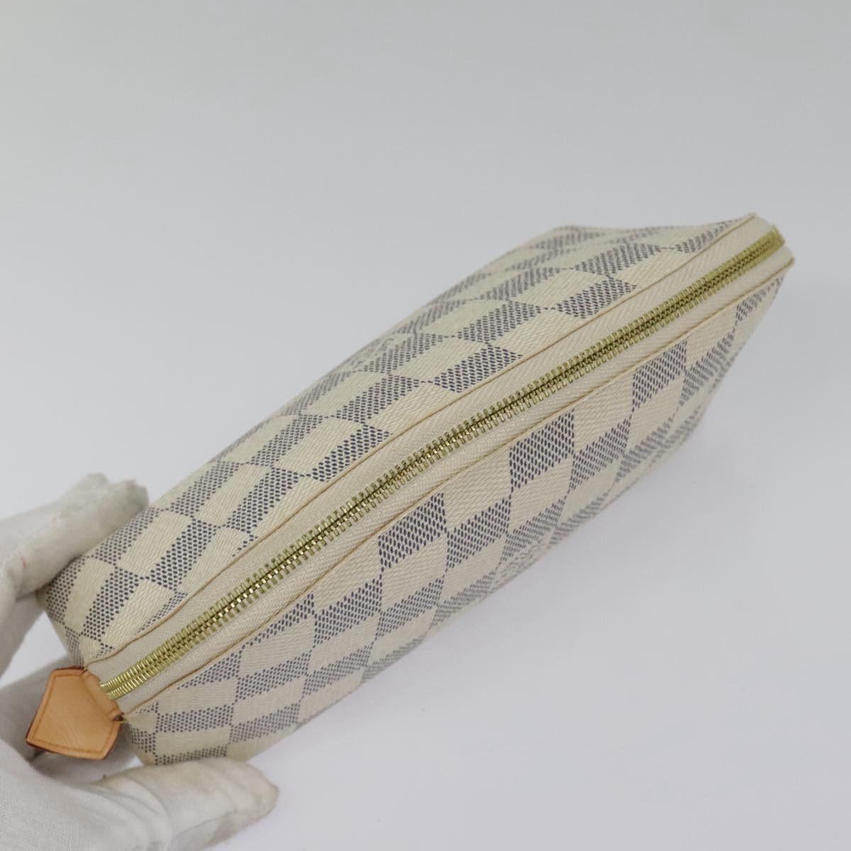 Louis Vuitton Damier Azur Pochette Cosmetic Pouch