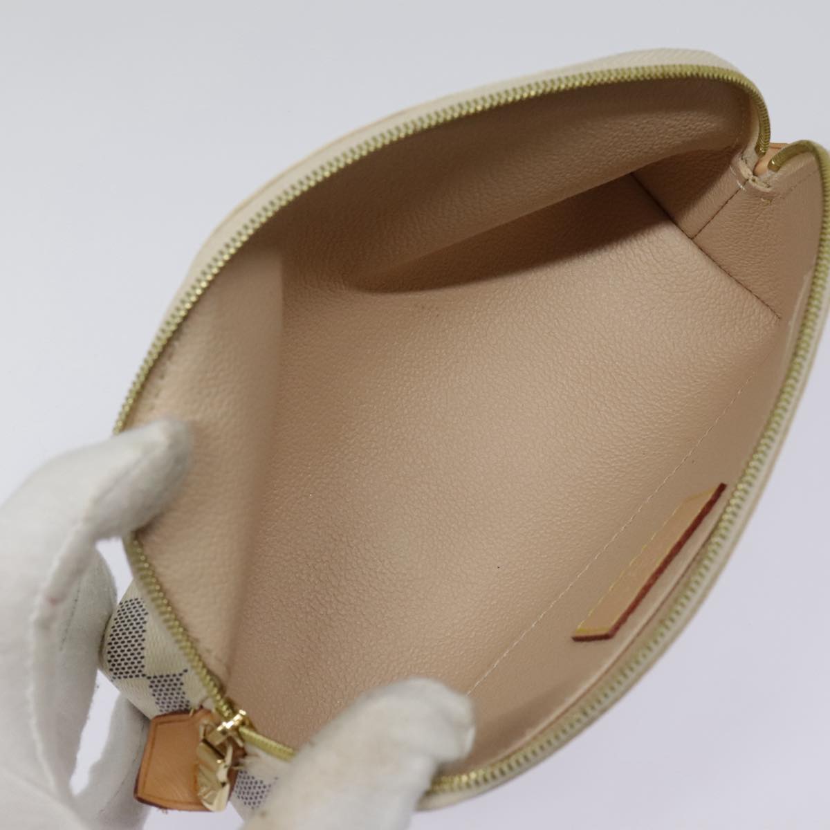 Louis Vuitton Damier Azur Pochette Cosmetic Pouch
