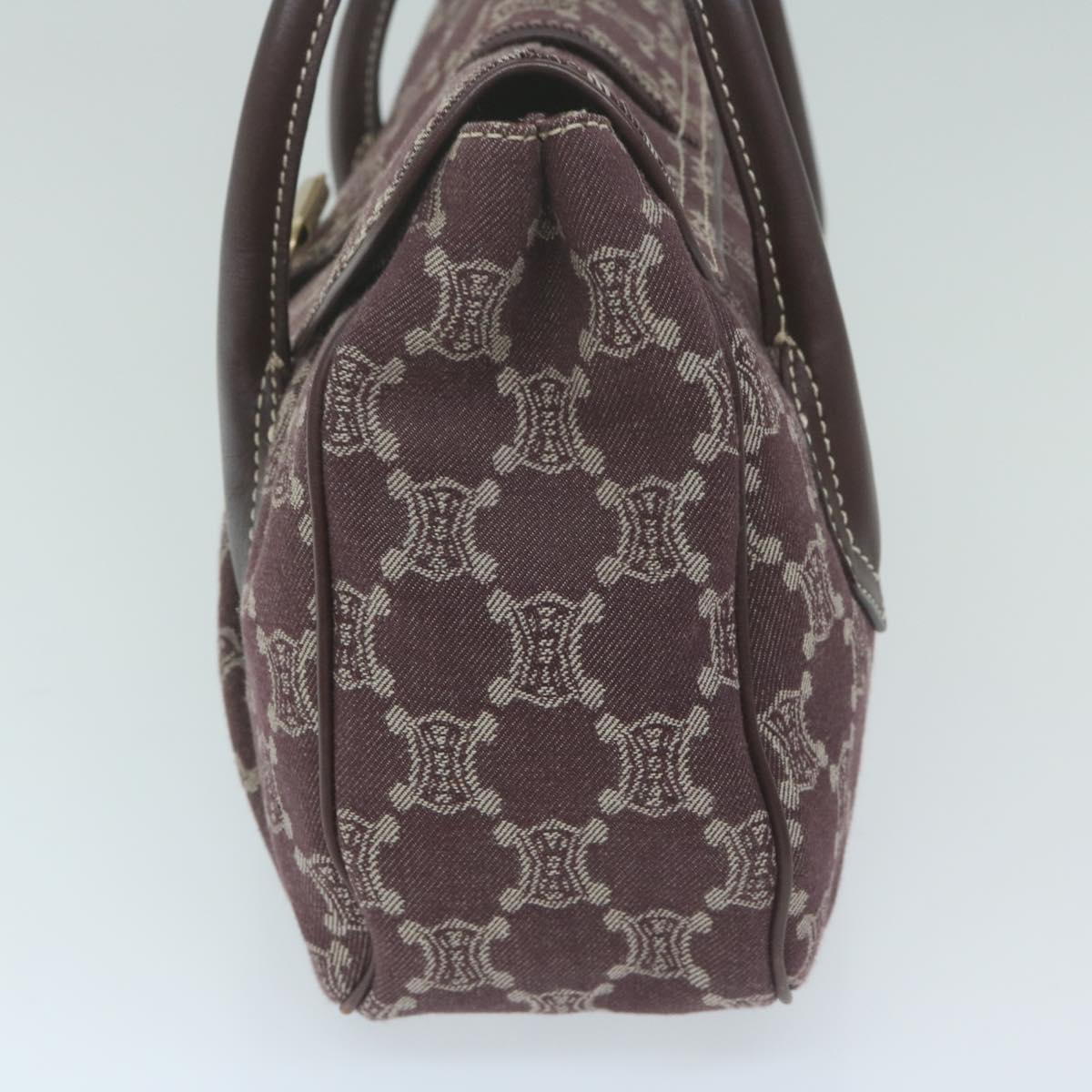 Celine Paris Macadam Canvas Hand Bag Brown