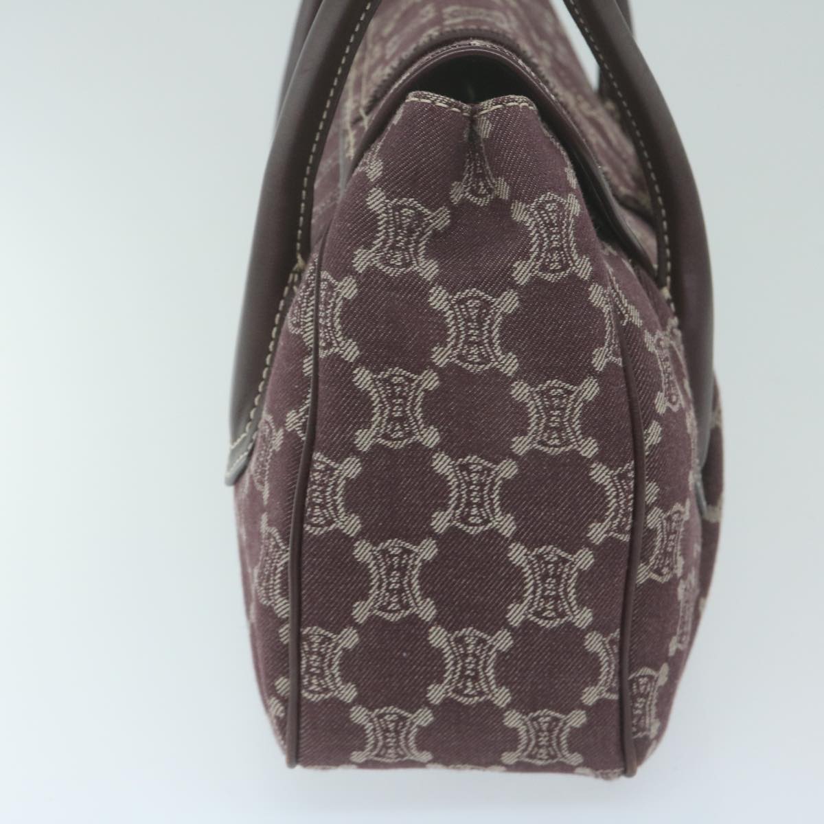 Celine Paris Macadam Canvas Hand Bag Brown