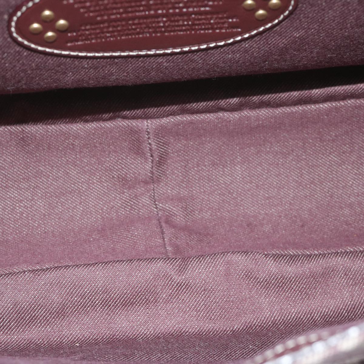 Celine Paris Macadam Canvas Hand Bag Brown