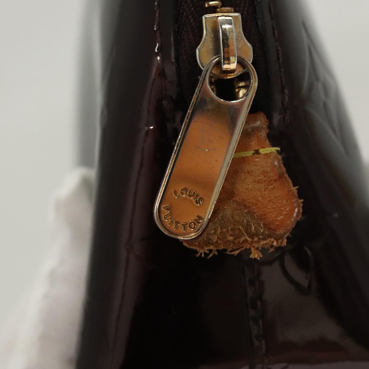 Louis Vuitton Monogram Vernis Cosmetic Pouch Amarante