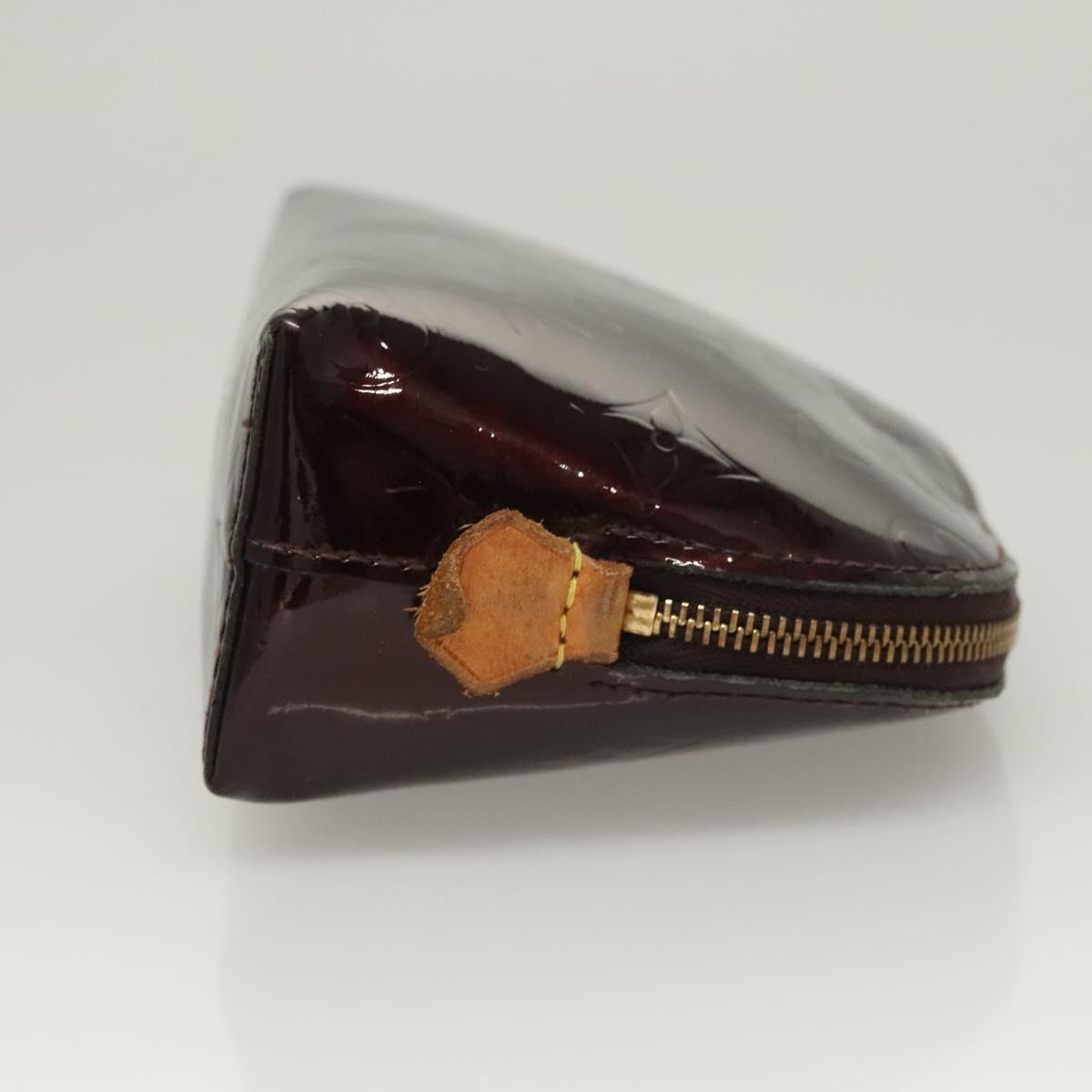 Louis Vuitton Monogram Vernis Cosmetic Pouch Amarante