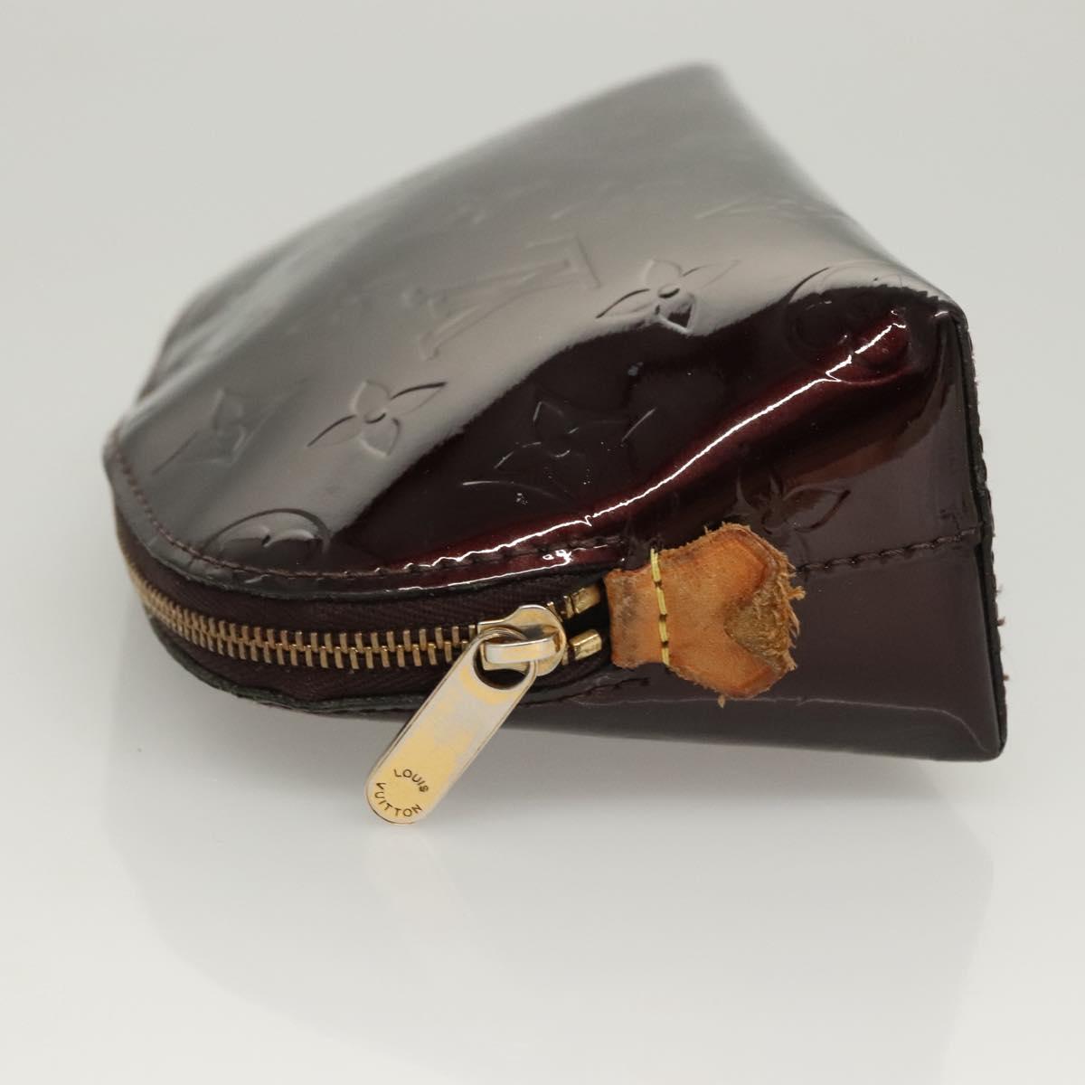 Louis Vuitton Monogram Vernis Cosmetic Pouch Amarante
