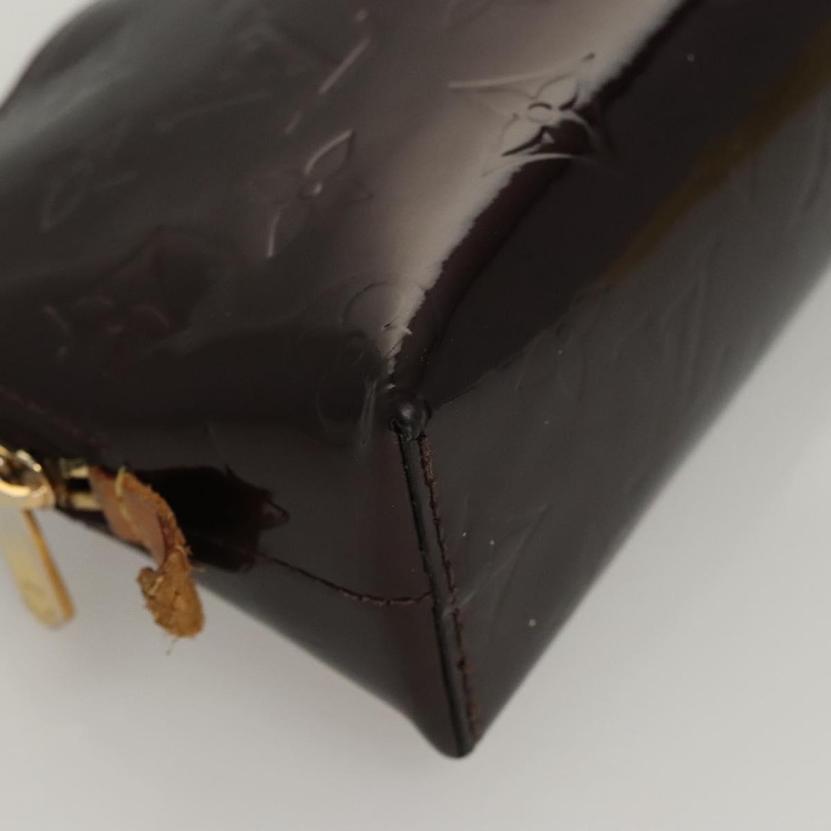 Louis Vuitton Monogram Vernis Cosmetic Pouch Amarante