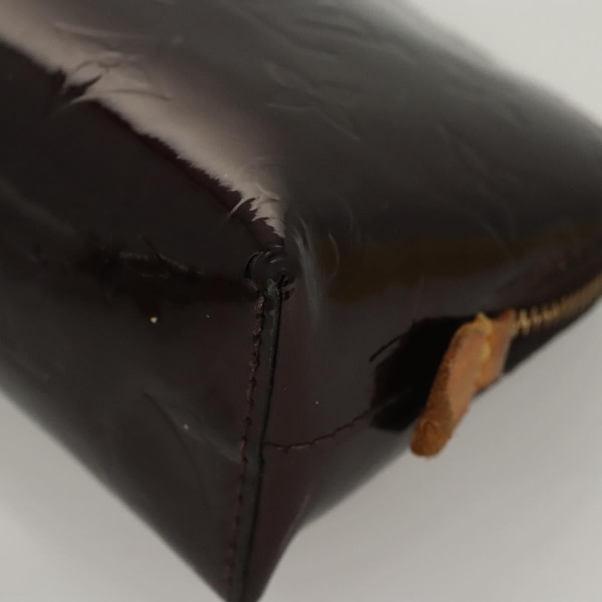 Louis Vuitton Monogram Vernis Cosmetic Pouch Amarante