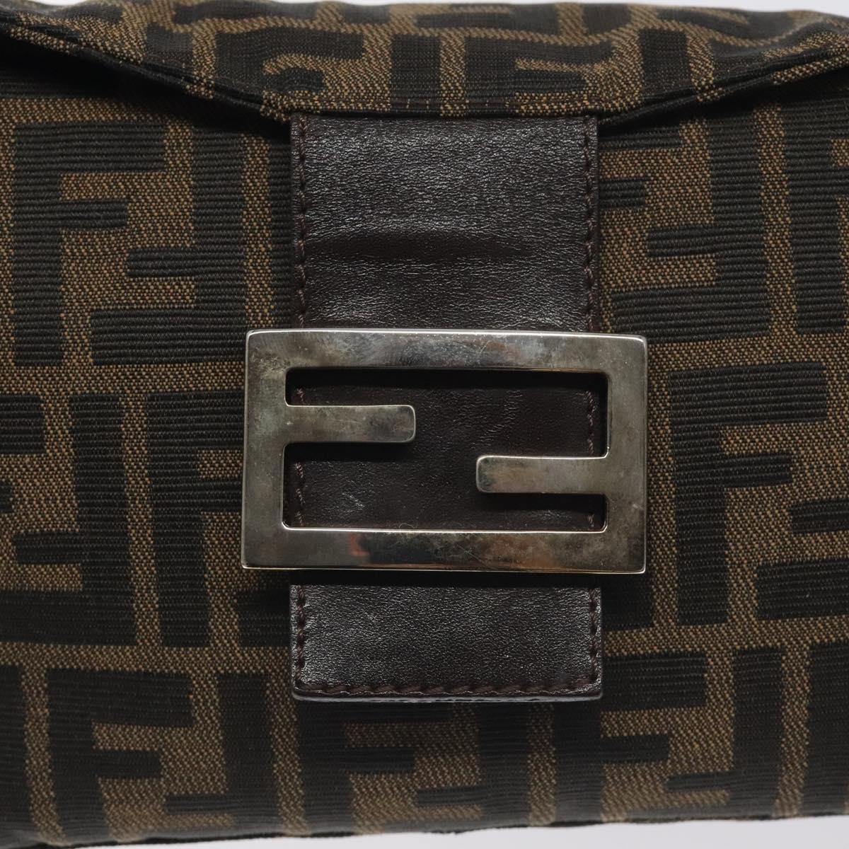 FendiI Zucca Canvas Baguette