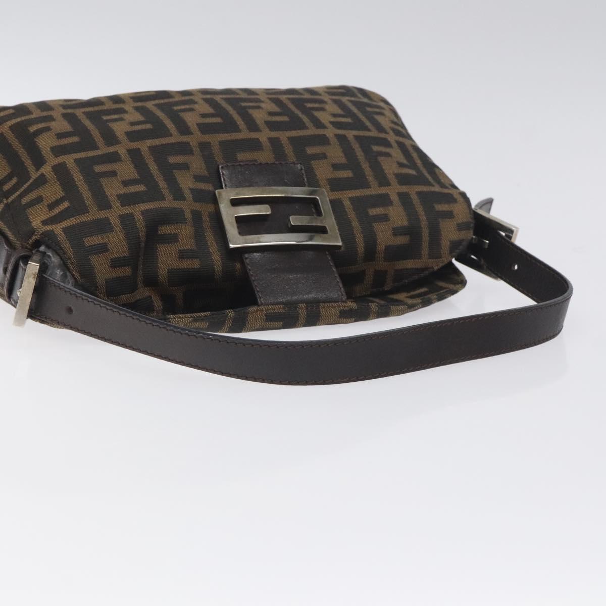 FendiI Zucca Canvas Baguette