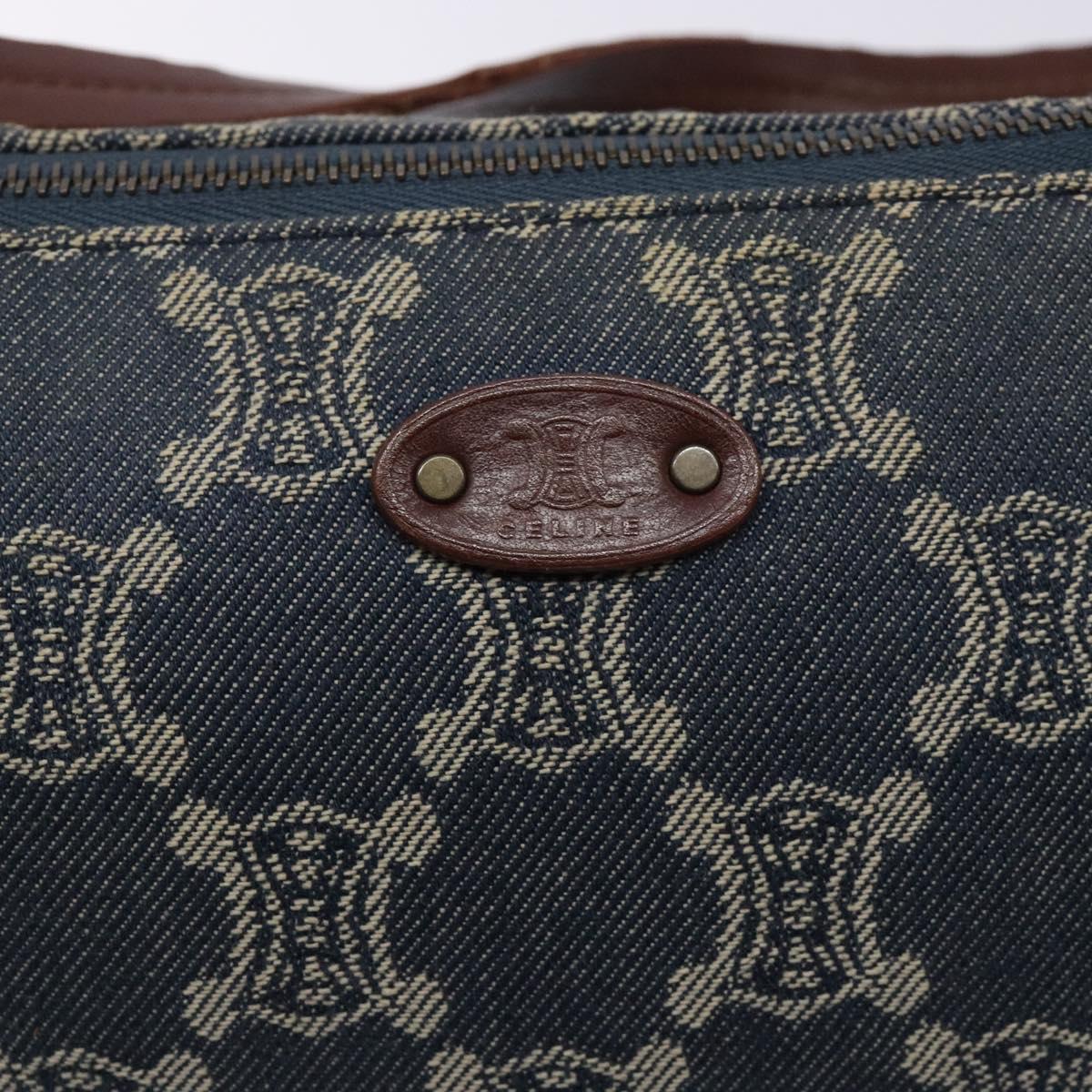 Celine Macadam Denim Shoulder Bag Denim