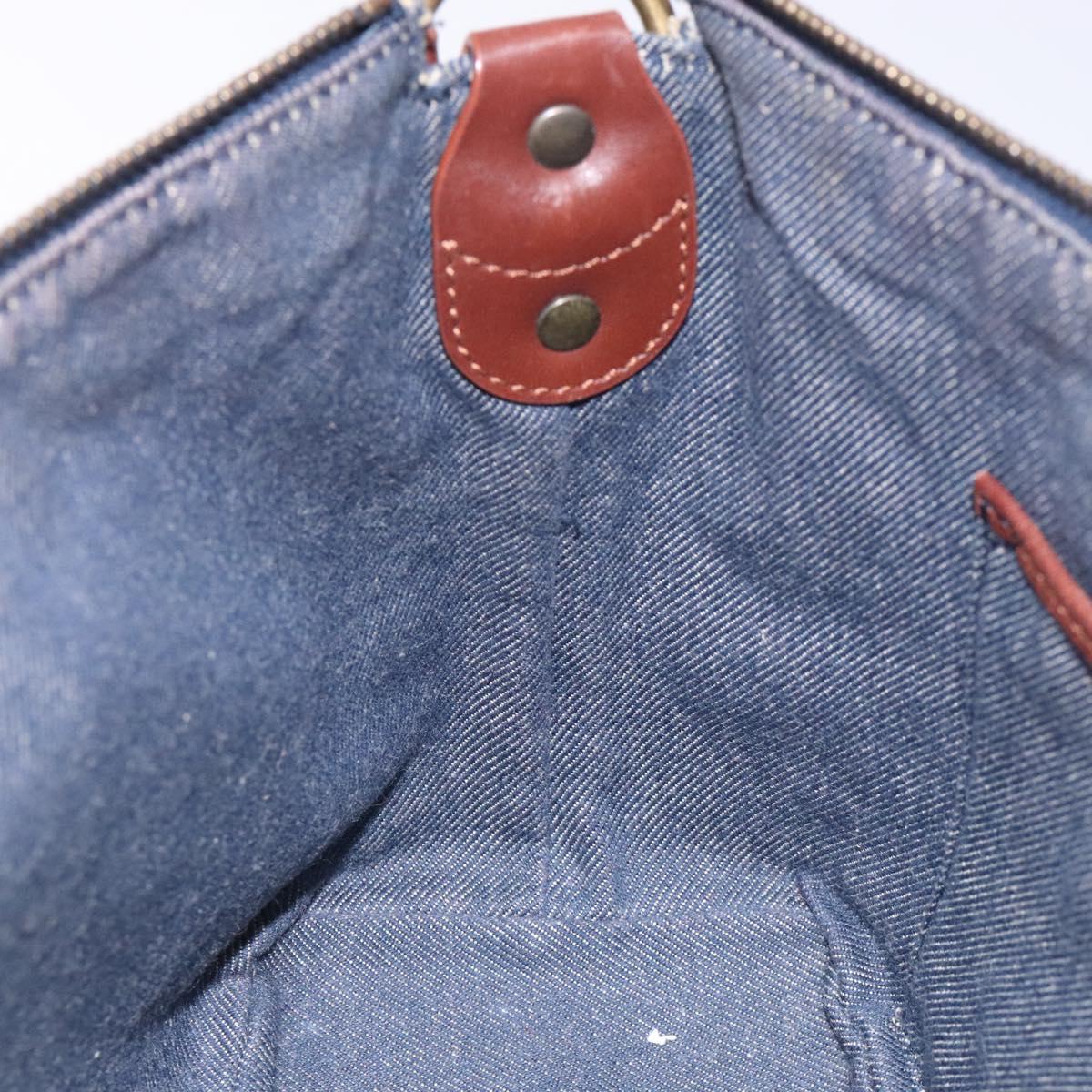 Celine Macadam Denim Shoulder Bag Denim