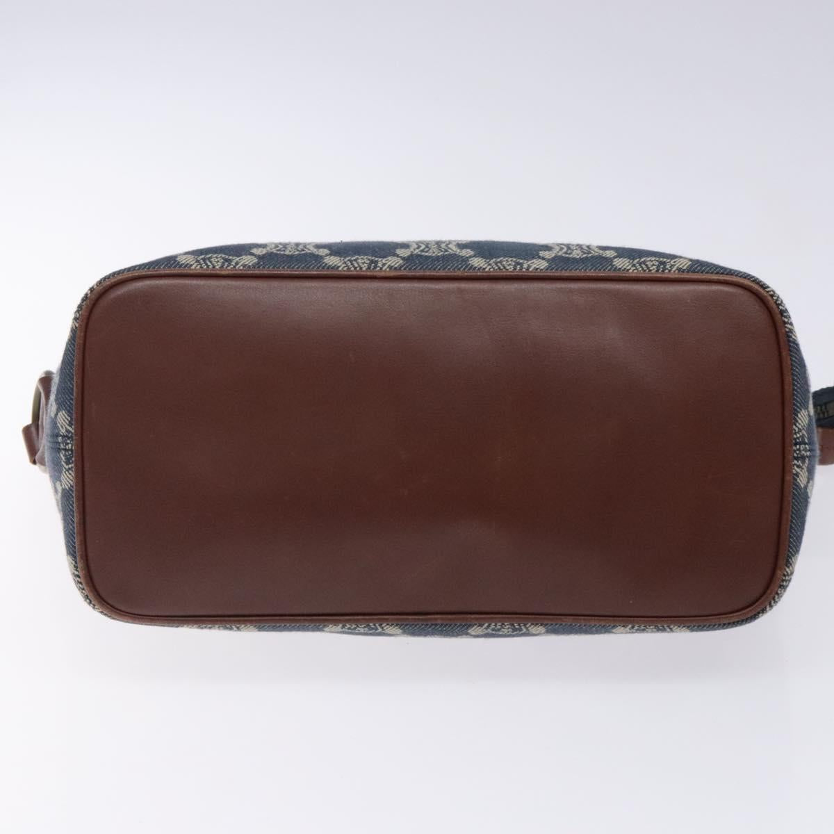 Celine Macadam Denim Shoulder Bag Denim