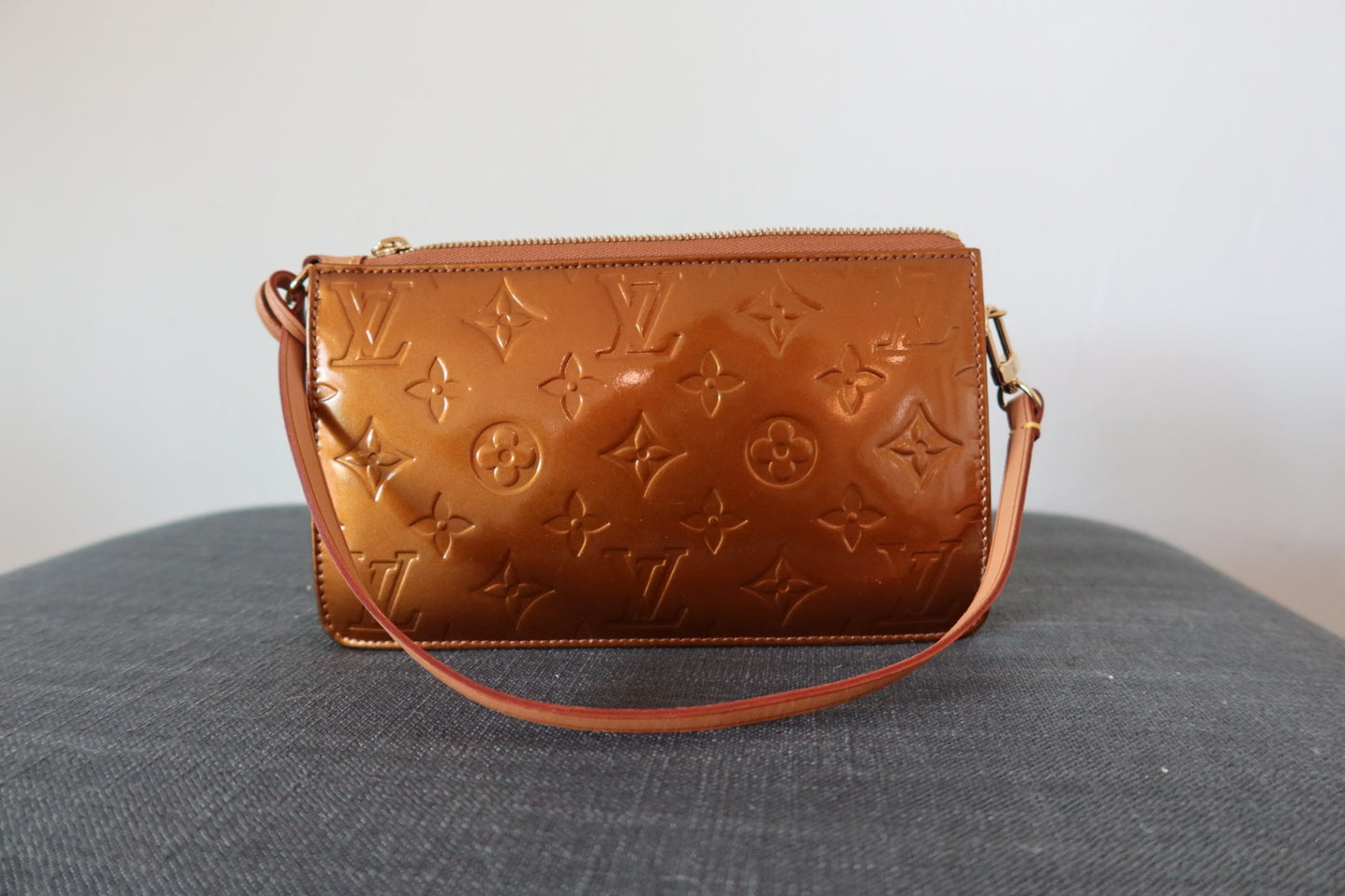 Gold Louis Vuitton Monogram Vernis Lexington