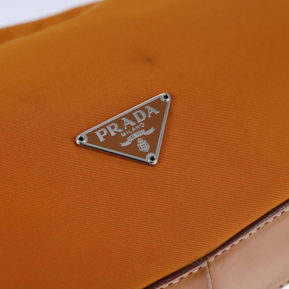 Prada Shoulder Bag Nylon Orange