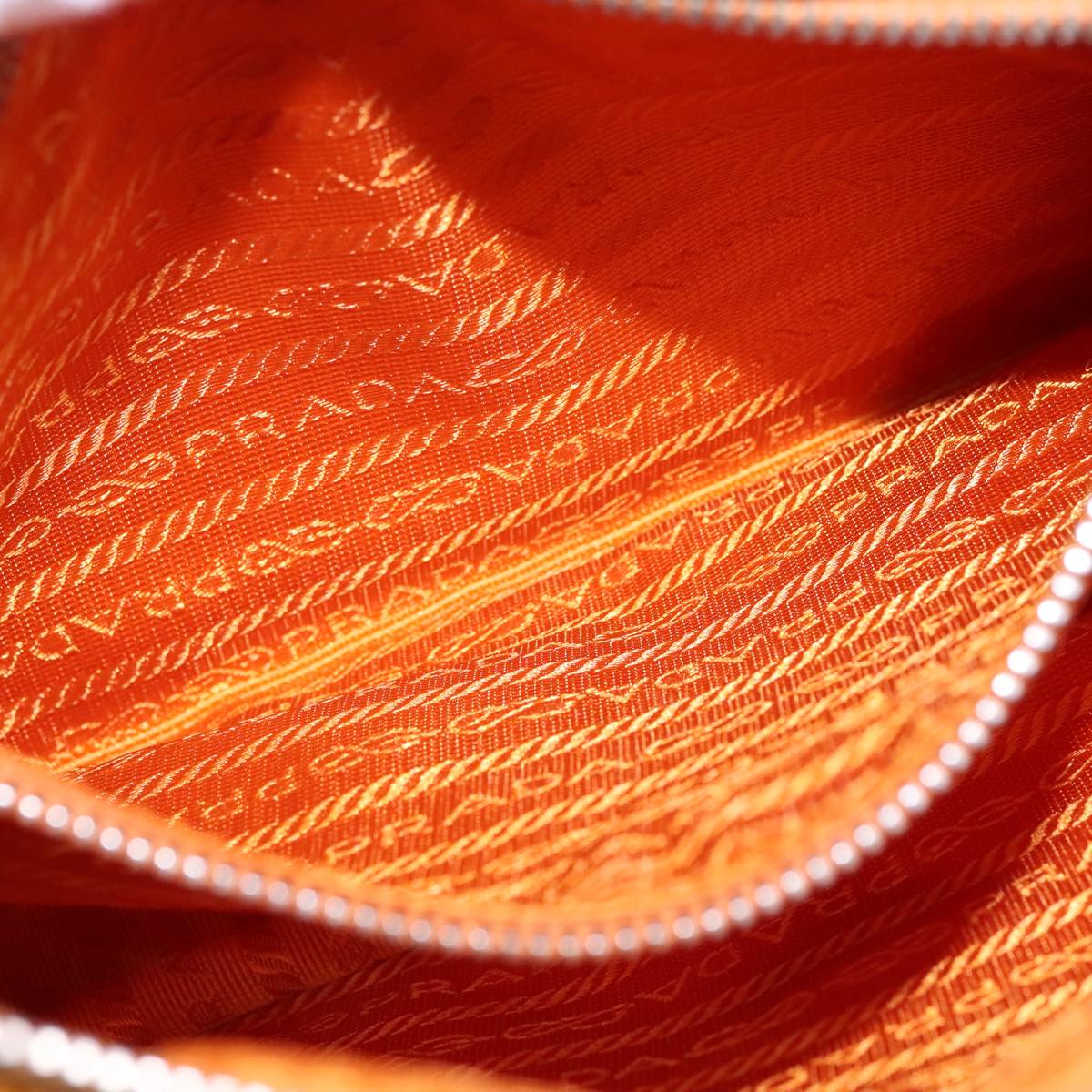 Prada Shoulder Bag Nylon Orange