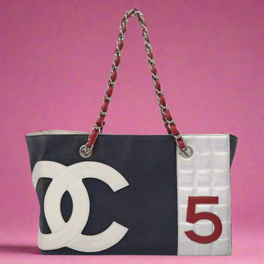 Chanel Choco Bar Shoulder Bag No 5