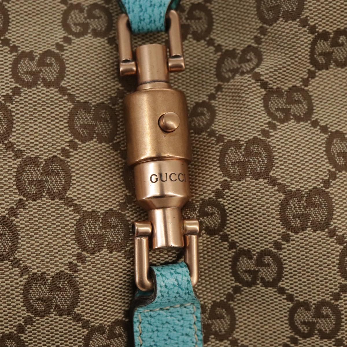 Gucci GG Canvas Jackie Turquoise